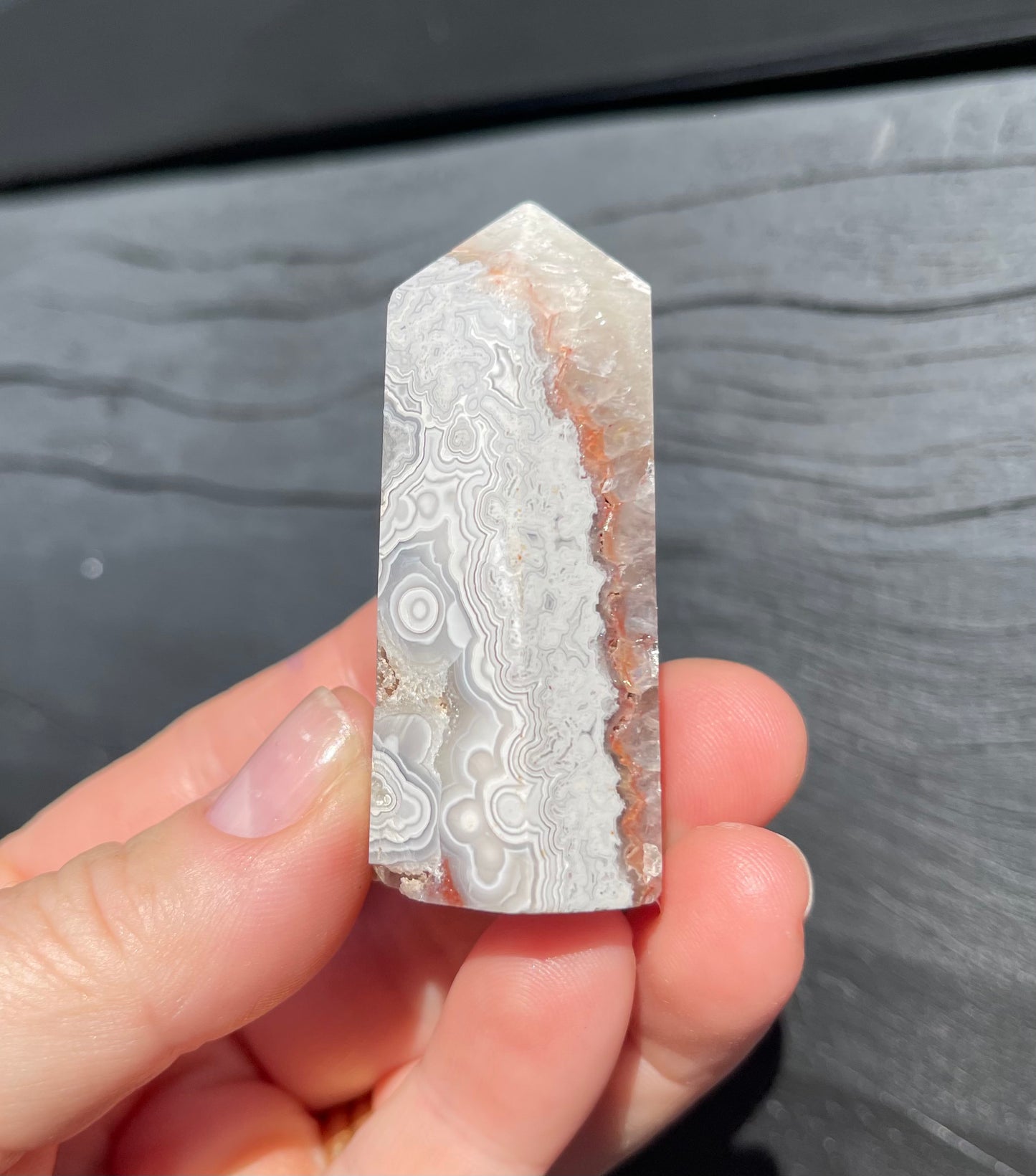 Crazy Lace Agate Tower, Mexican