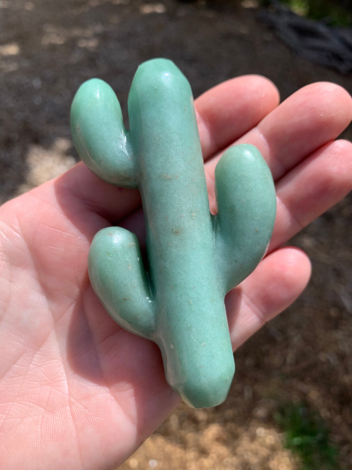 Green Aventurine Cactus