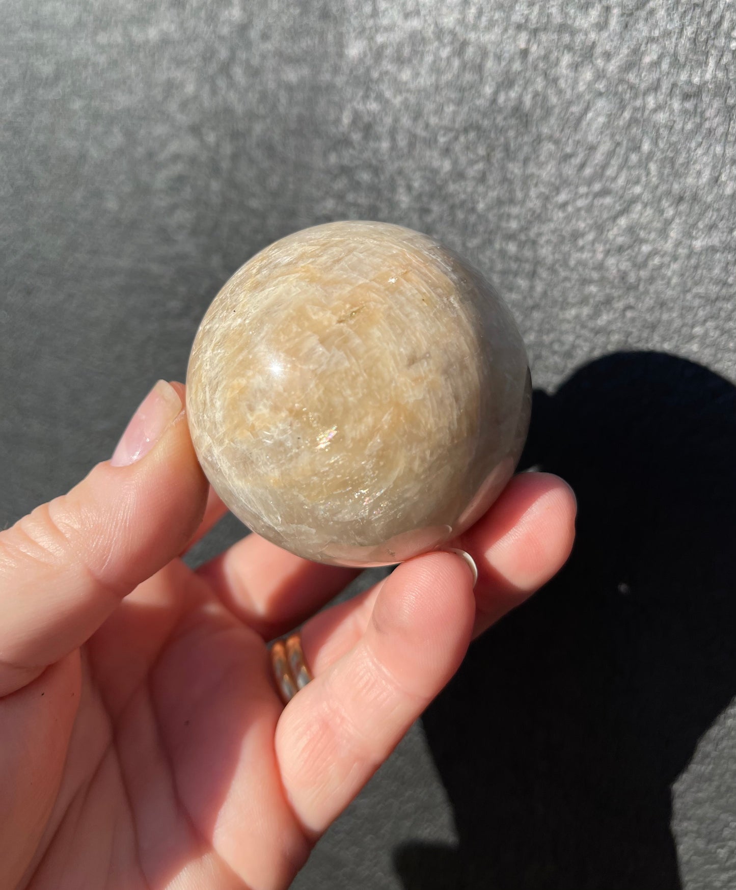 Moonstone Sphere, Blue Flash