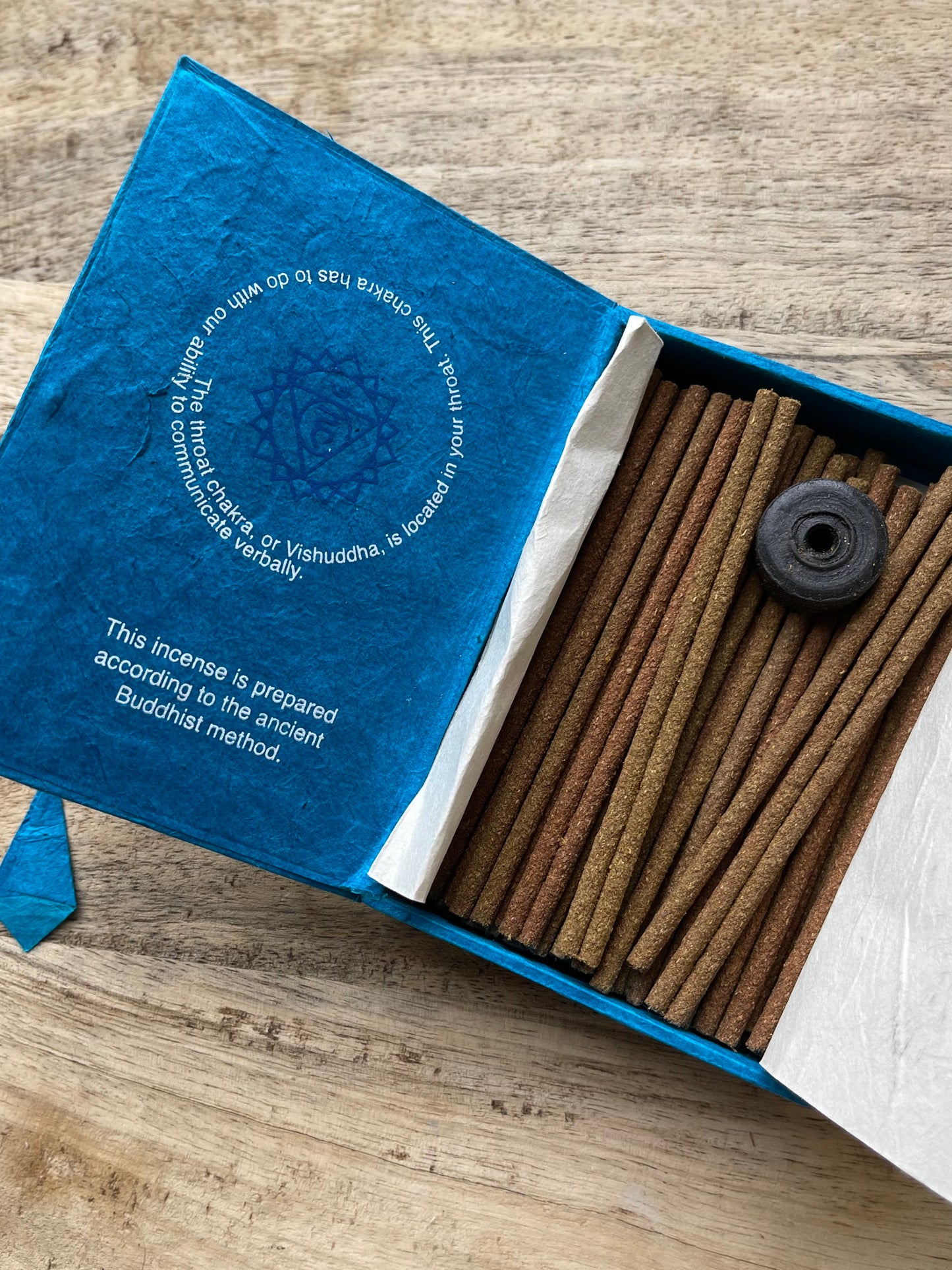 Tibetan Incense Box Throat Chakra