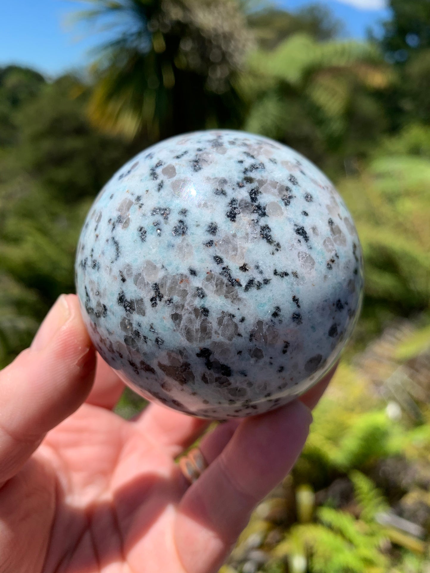 Kiwi Jasper Sphere