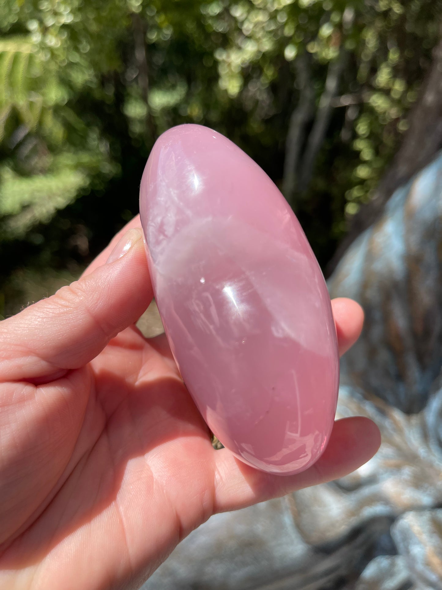 Star Rose Quartz Heart