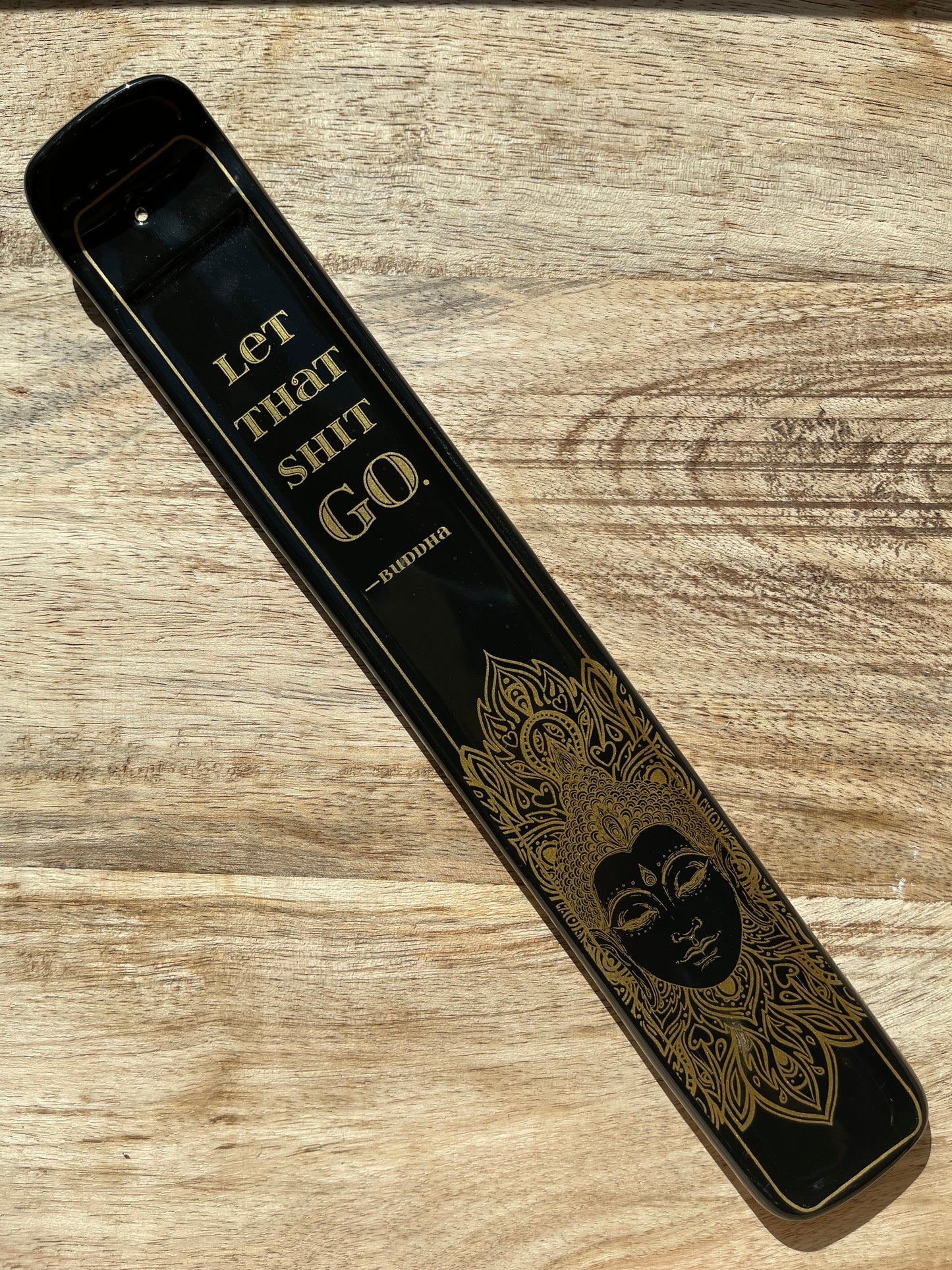 Incense Holder, Let That Shit Go Ceramic