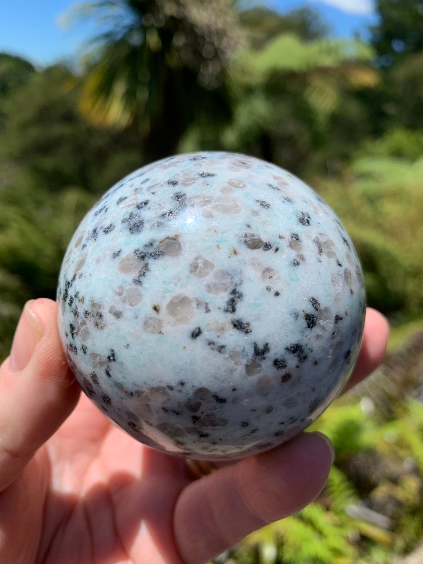 Kiwi Jasper Sphere