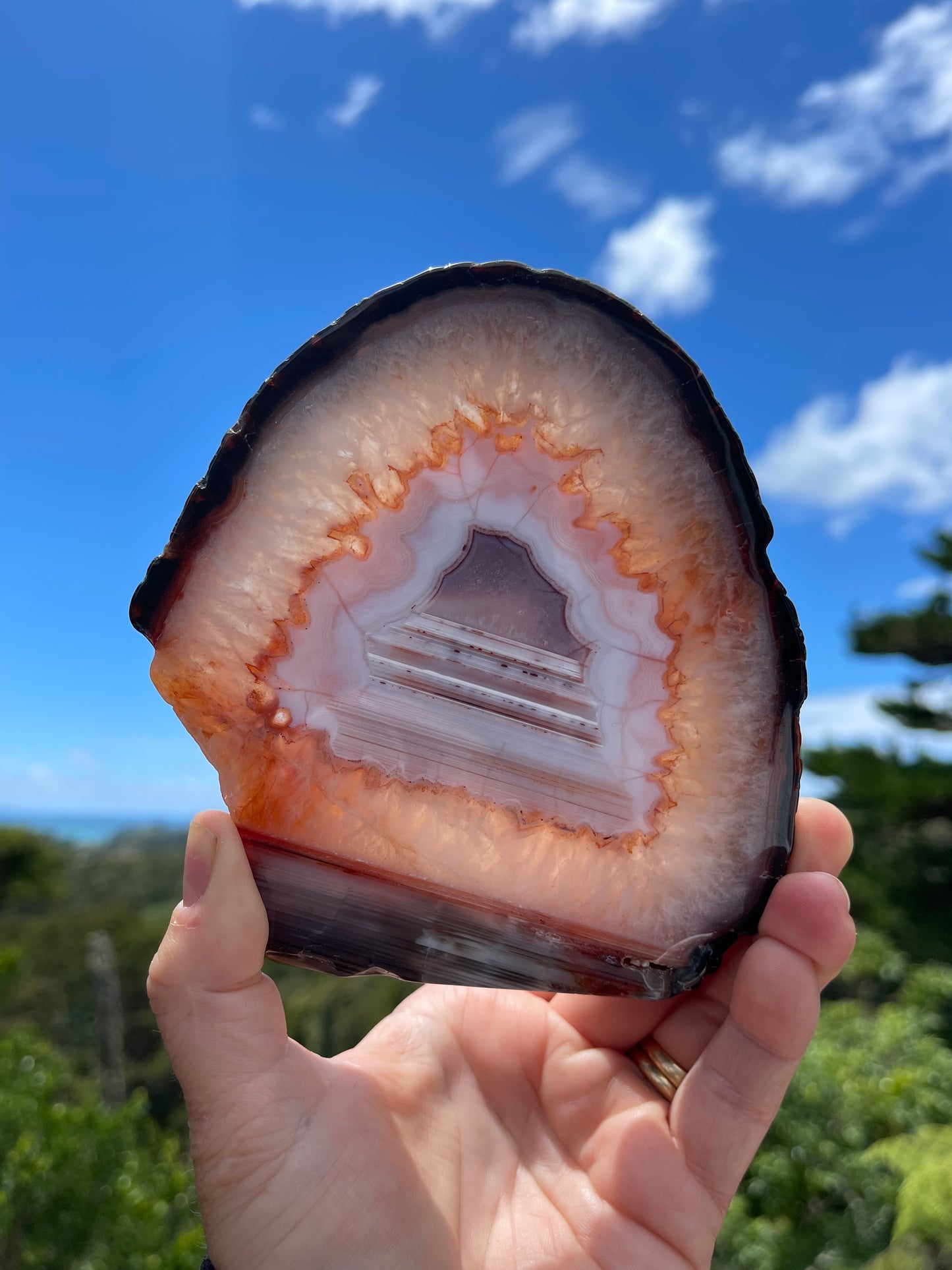 Carnelian Agate Slice