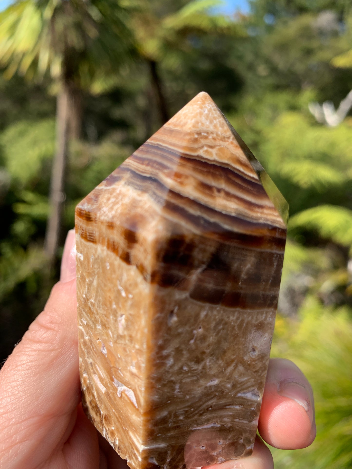 Chocolate Calcite Tower