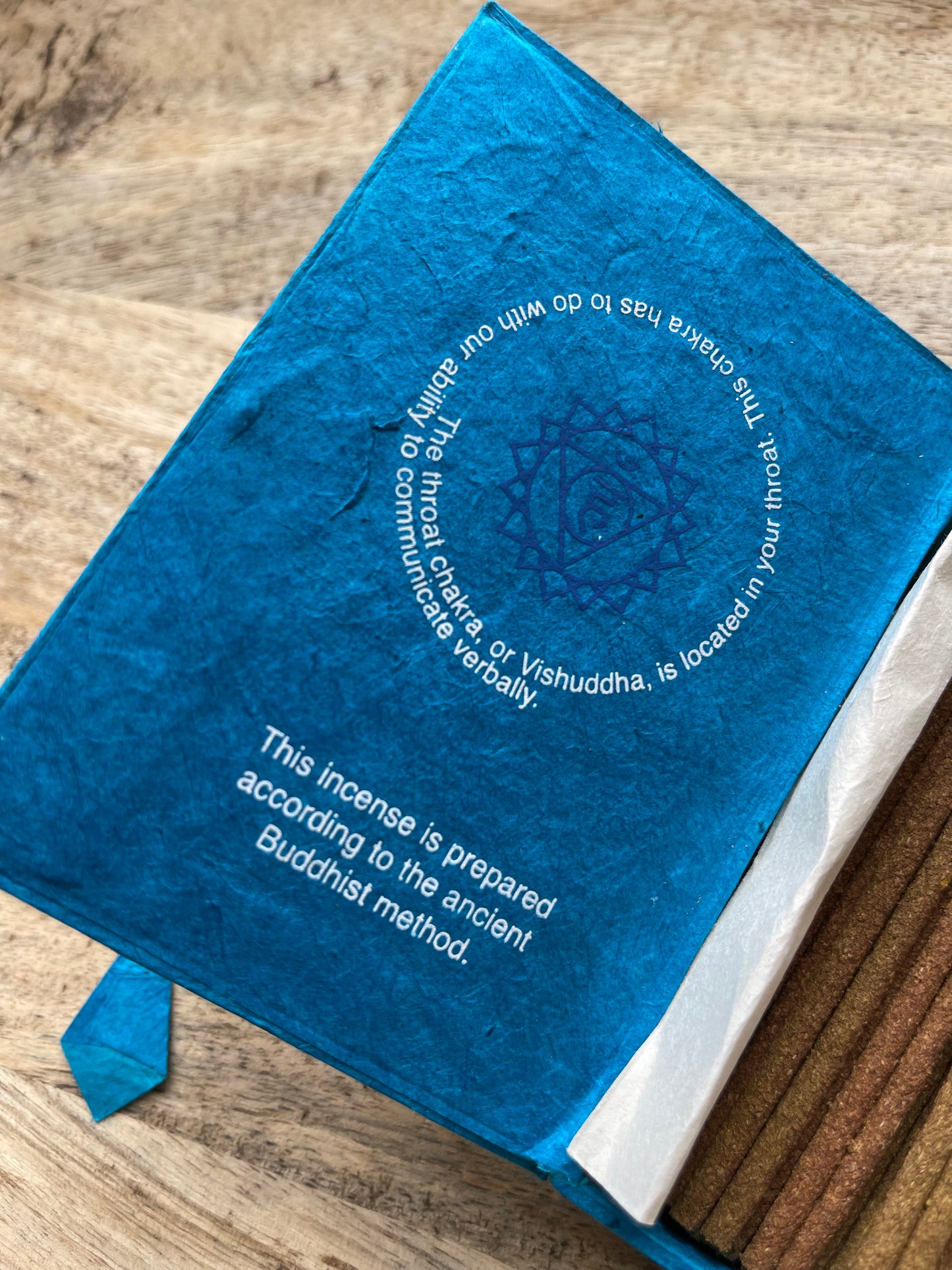 Tibetan Incense Box Throat Chakra