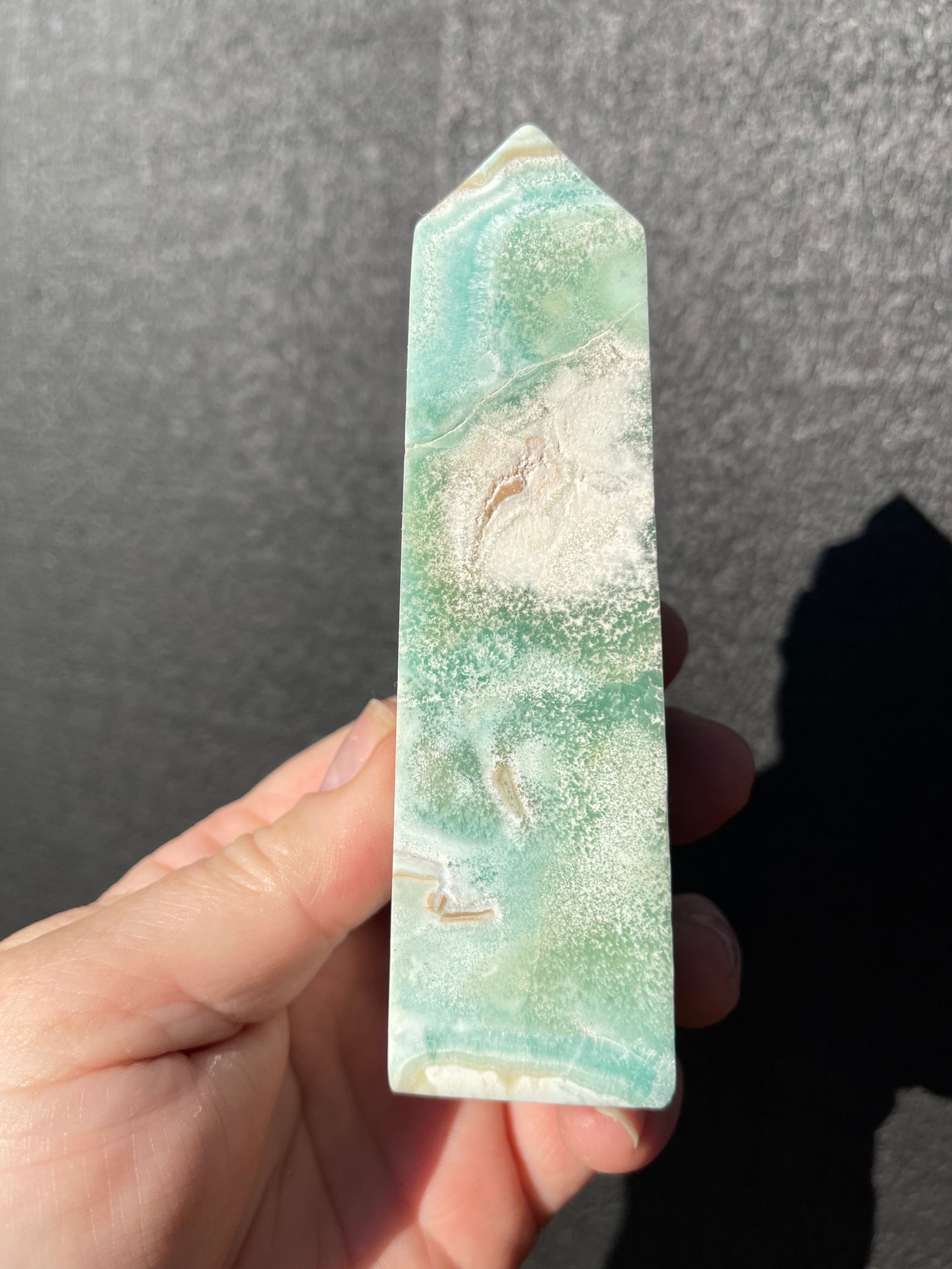 Blue Calcite/Aragonite Tower