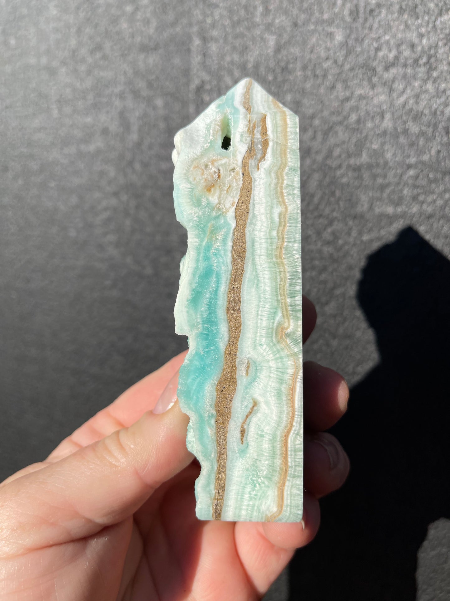 Blue Calcite/Aragonite Tower