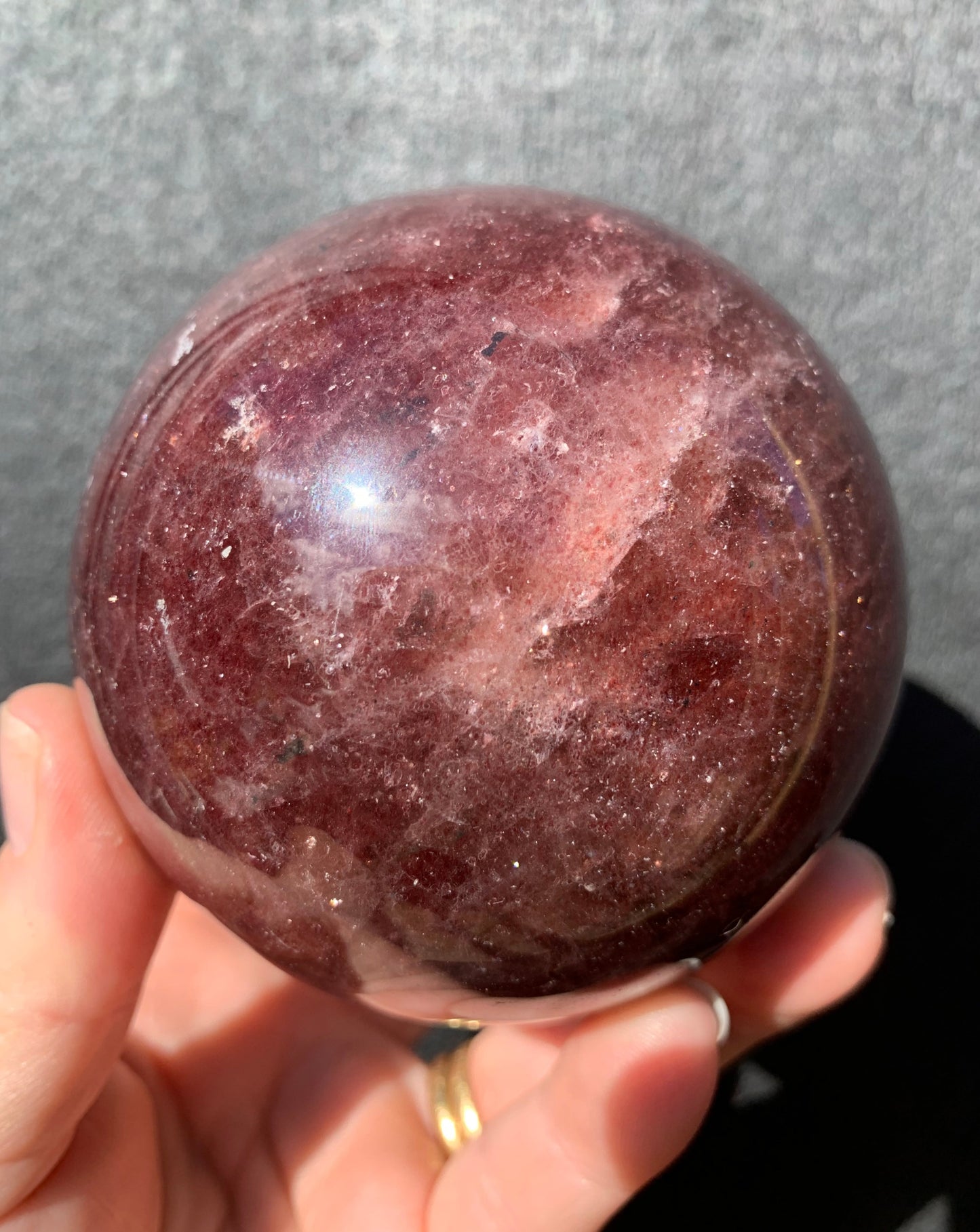 Tanzberry Quartz Sphere