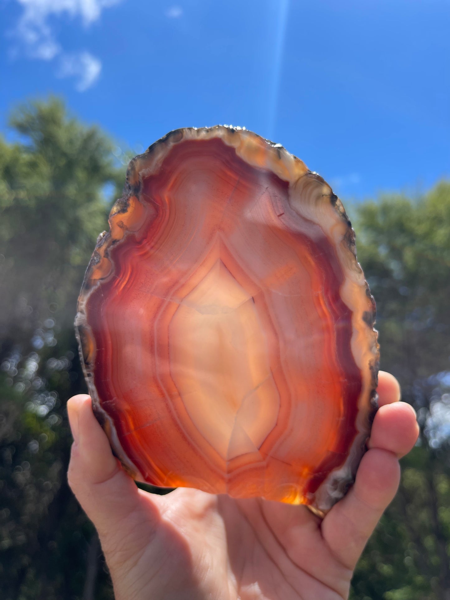 Carnelian Agate Slice