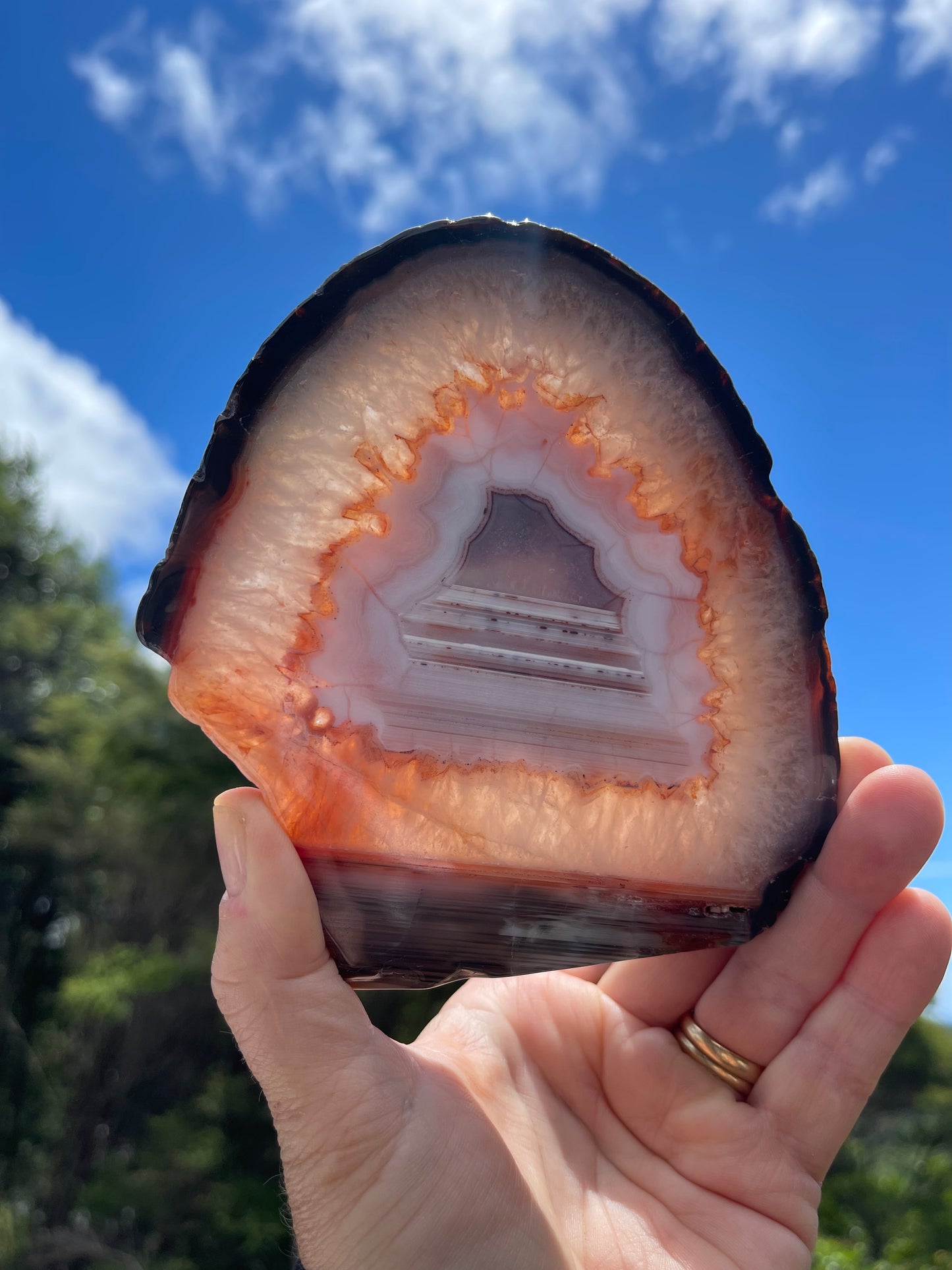 Carnelian Agate Slice