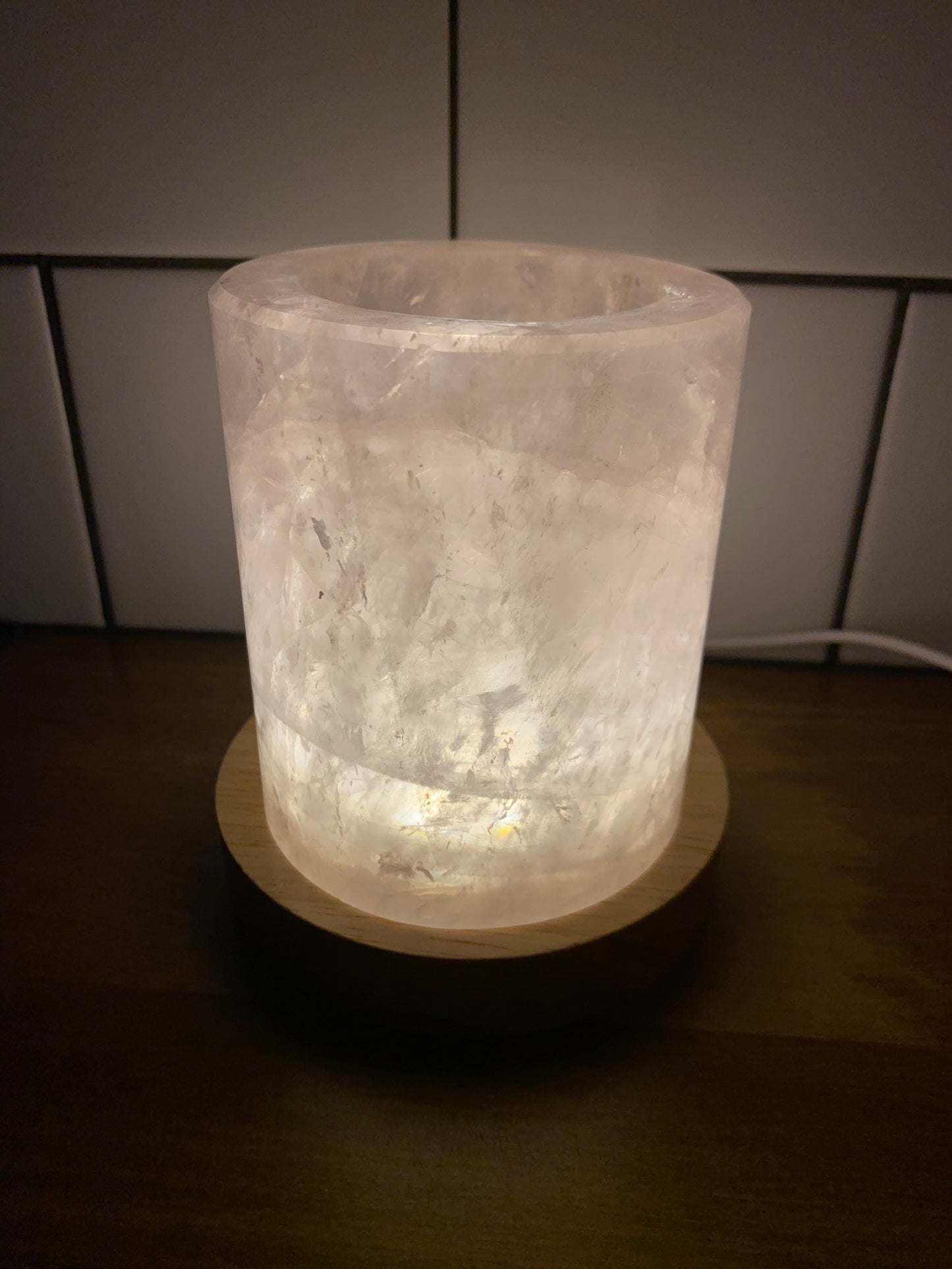 Rose Quartz Lamp