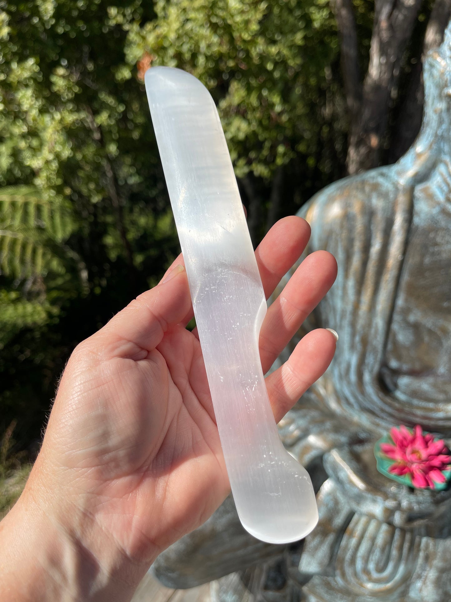 Satin Spar Ceremonial Athame