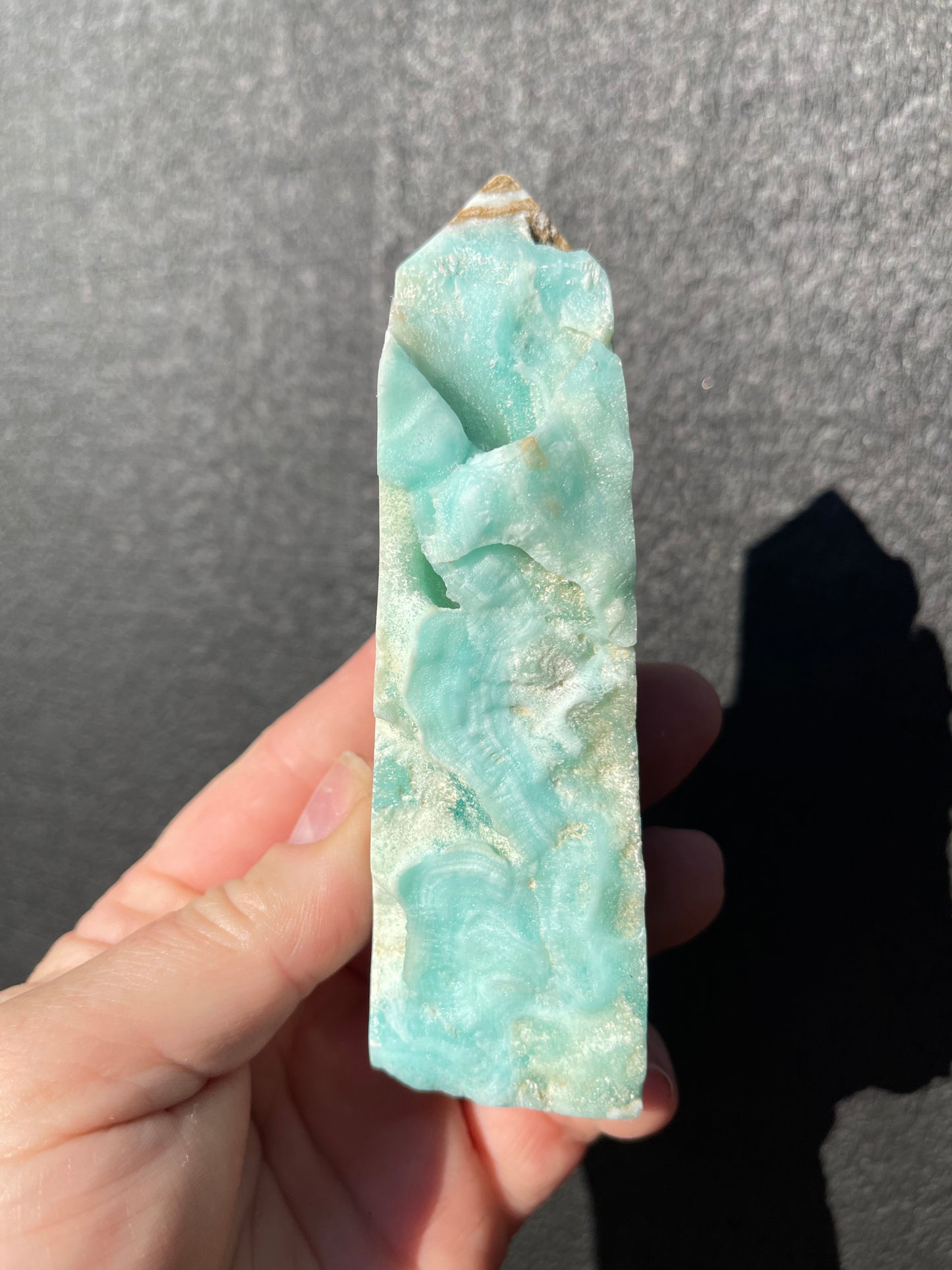 Blue Calcite/Aragonite Tower