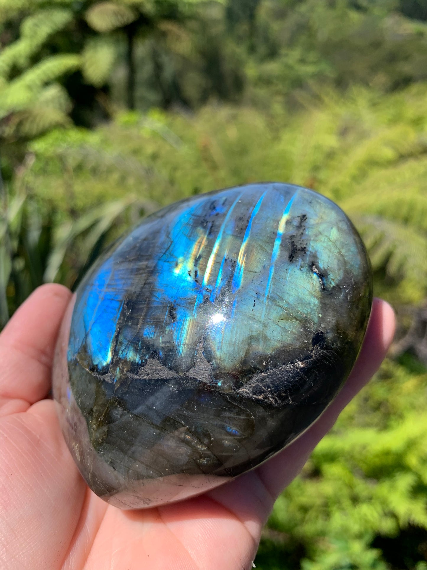 Labradorite Heart