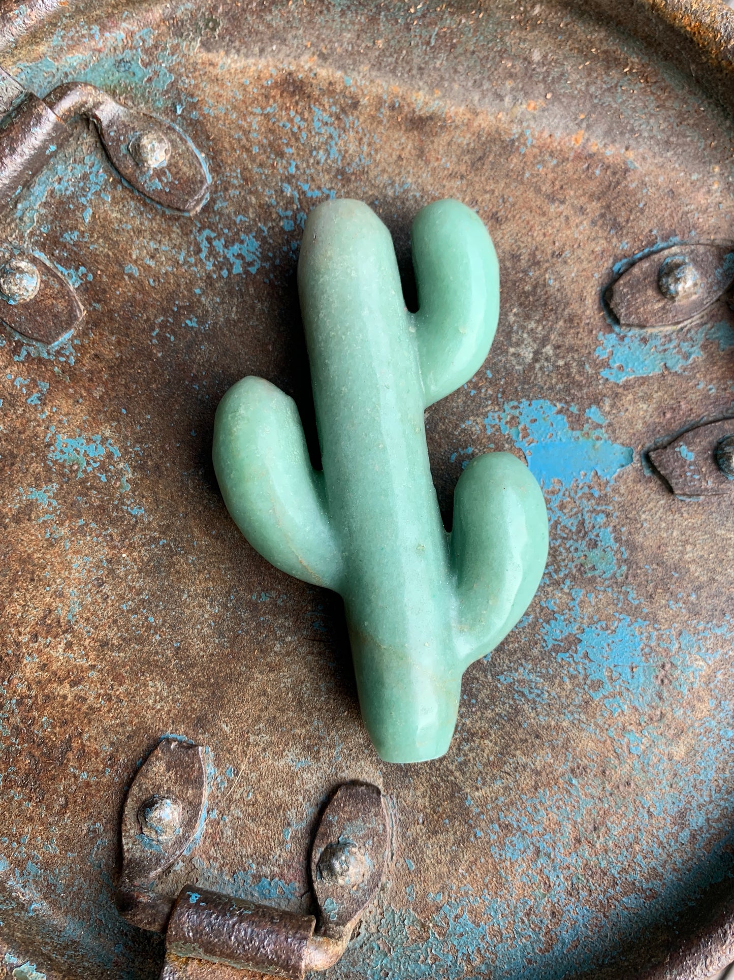 Green Aventurine Cactus
