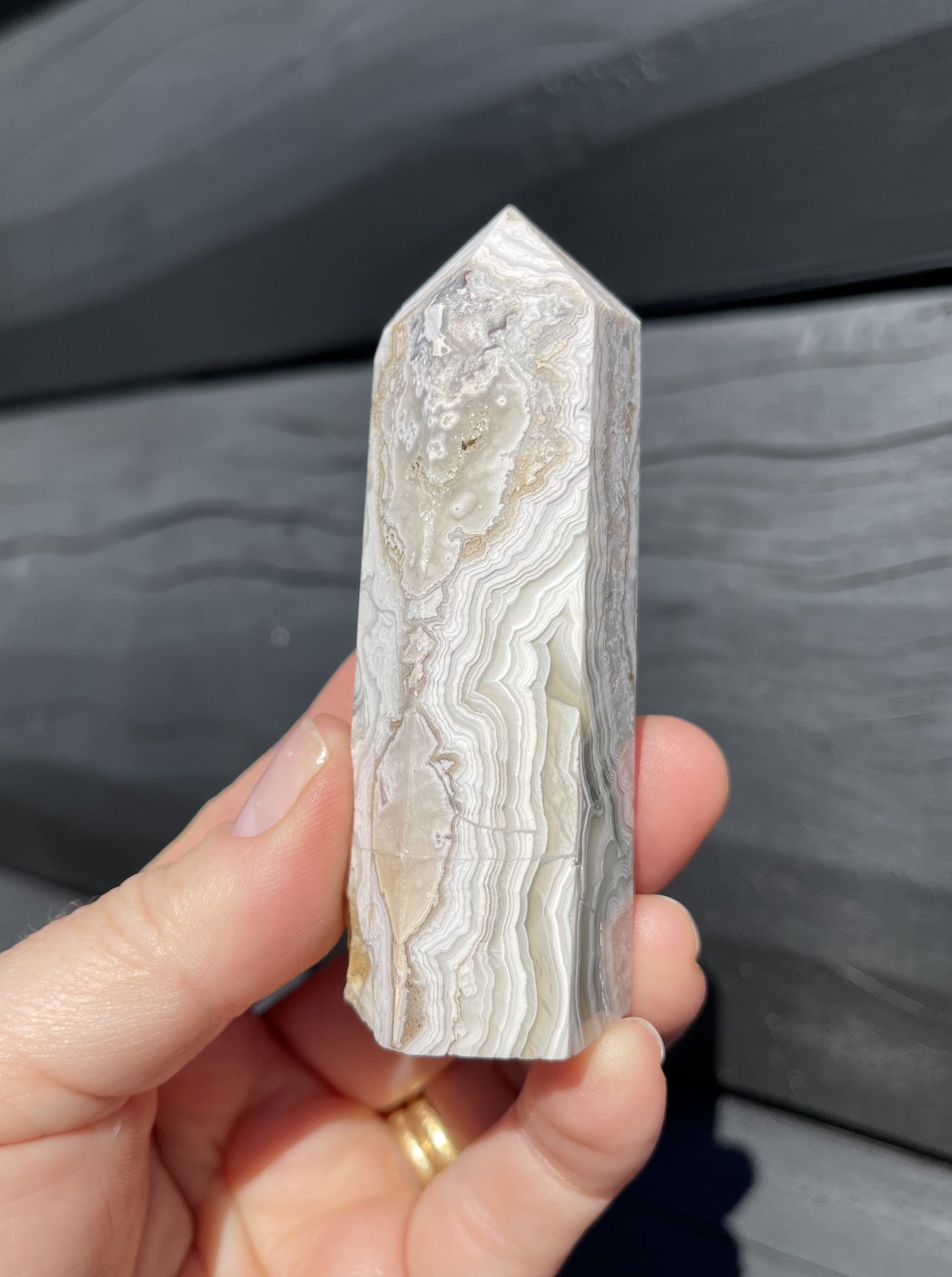Crazy Lace Agate Tower, Mexican