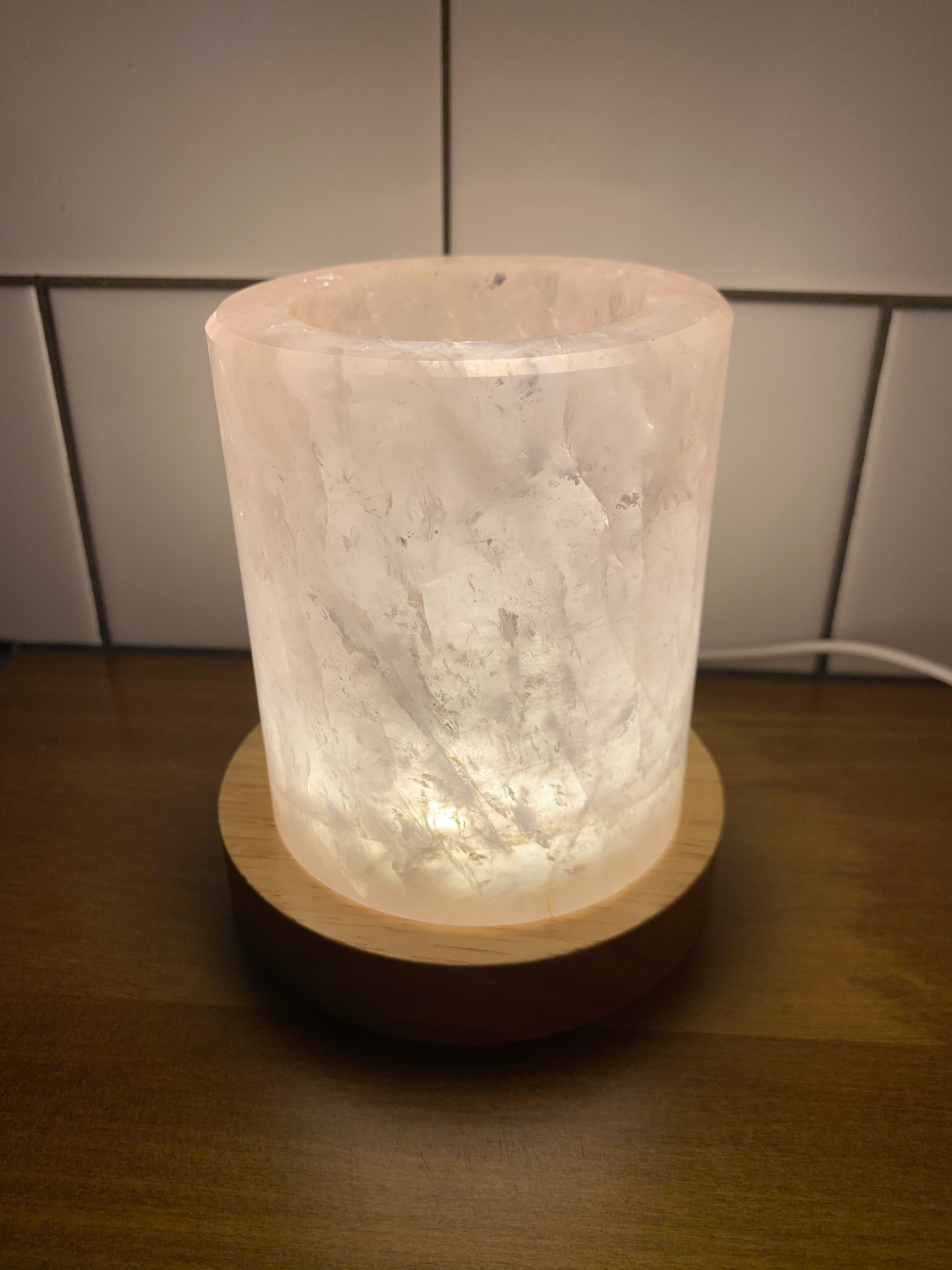Rose Quartz Lamp