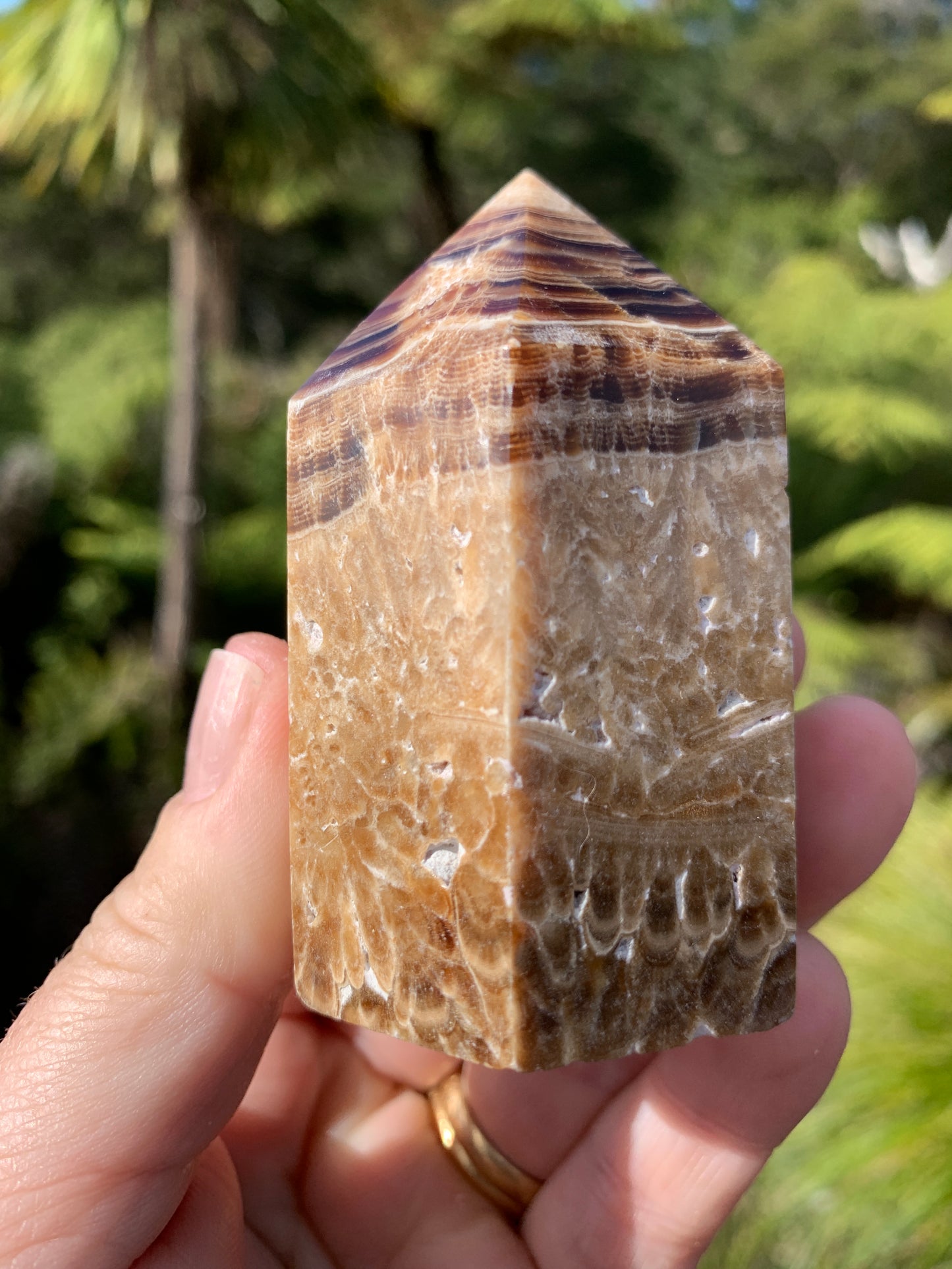 Chocolate Calcite Tower