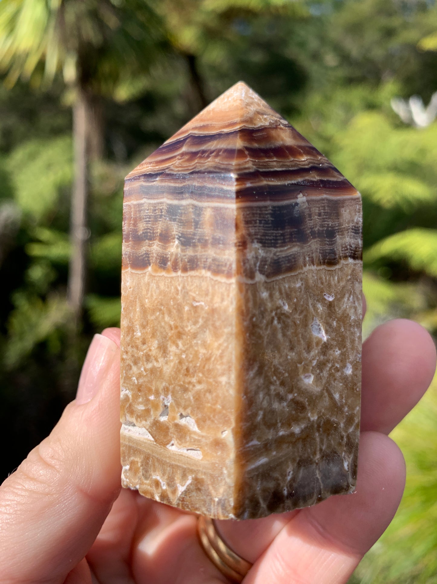 Chocolate Calcite Tower