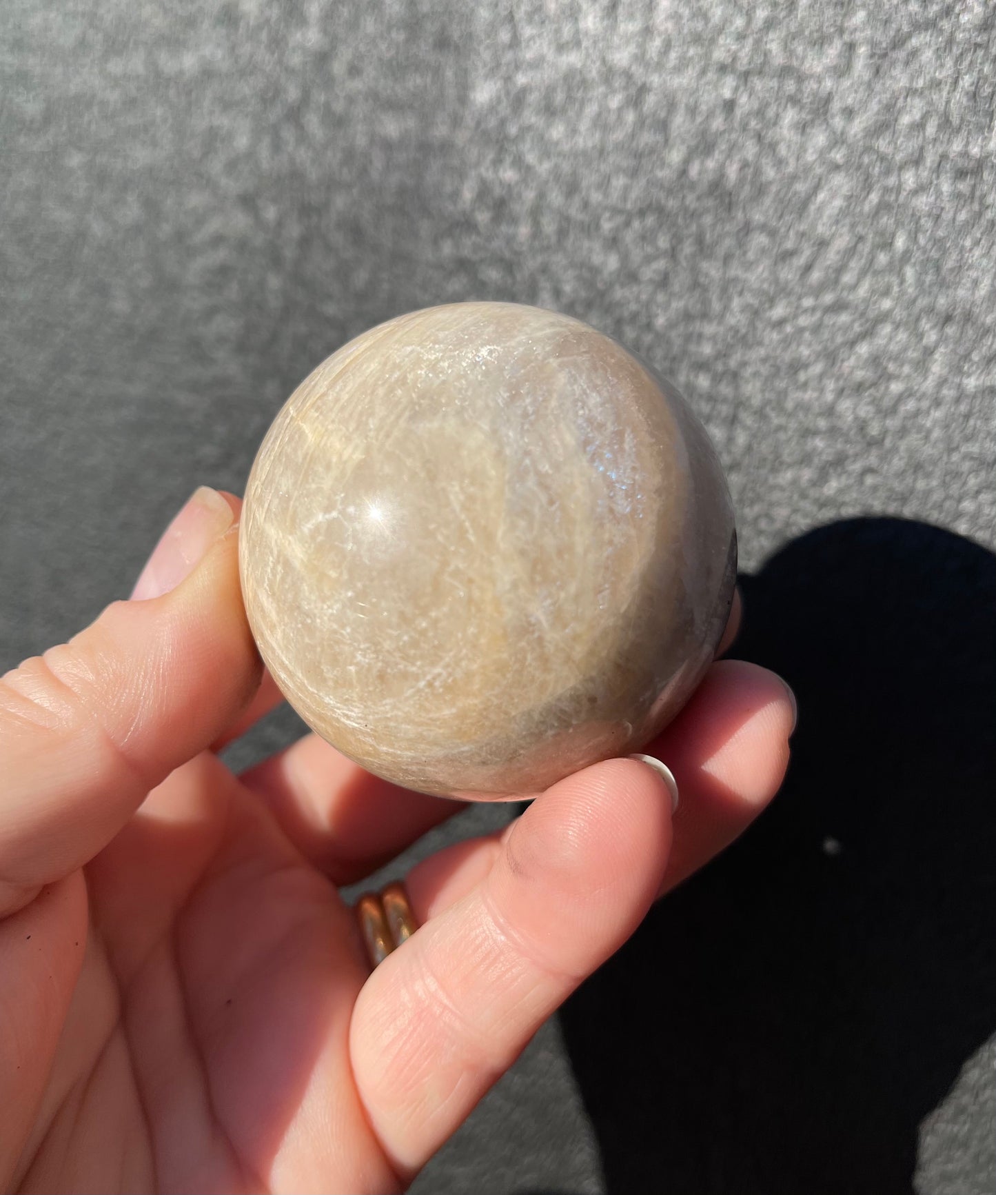Moonstone Sphere, Blue Flash