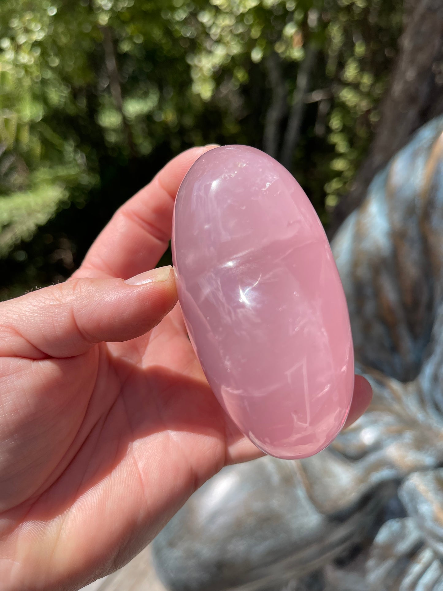 Star Rose Quartz Heart