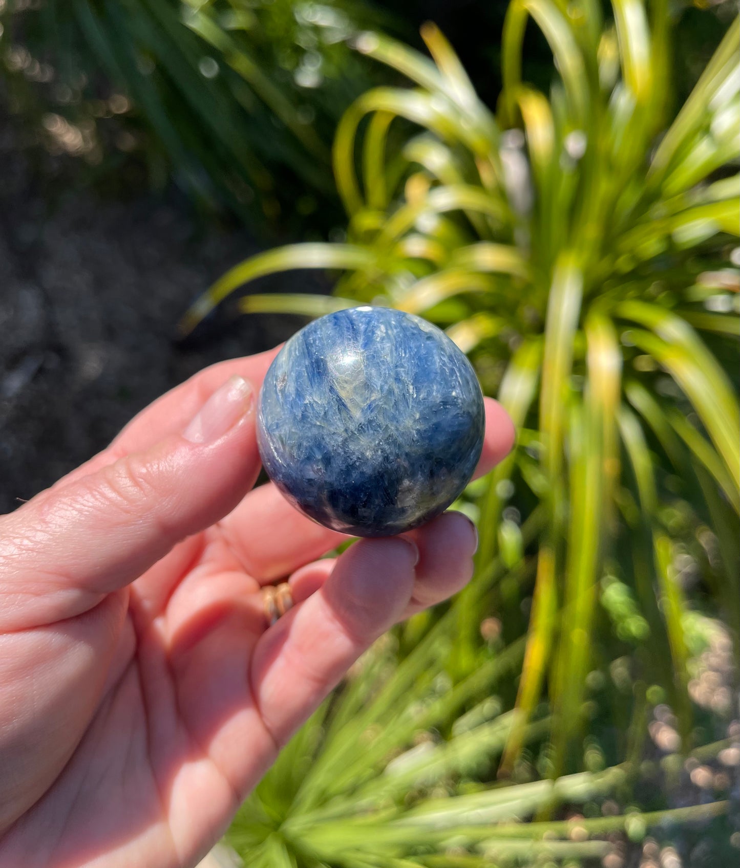 Blue Kyanite Sphere