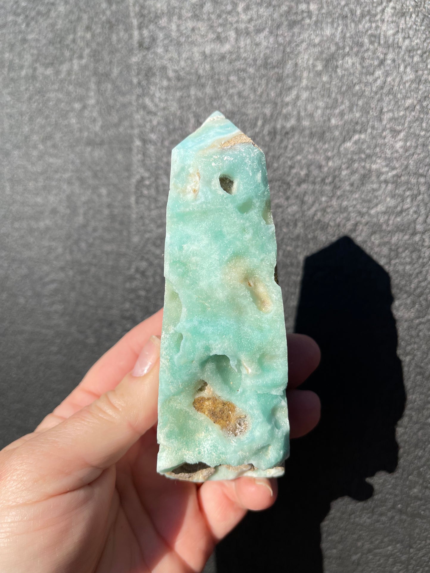 Blue Calcite/Aragonite Tower