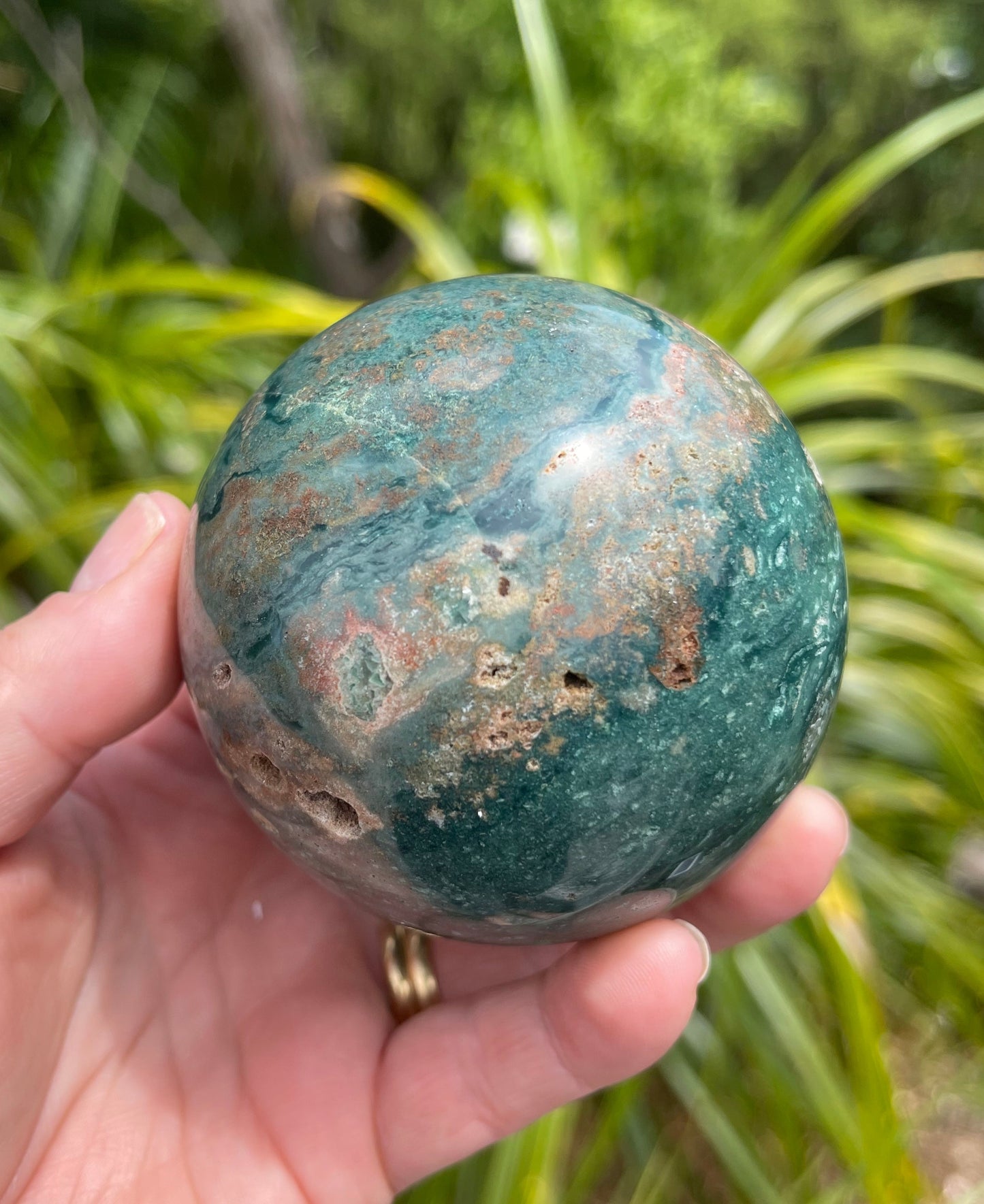 Ocean Jasper Sphere