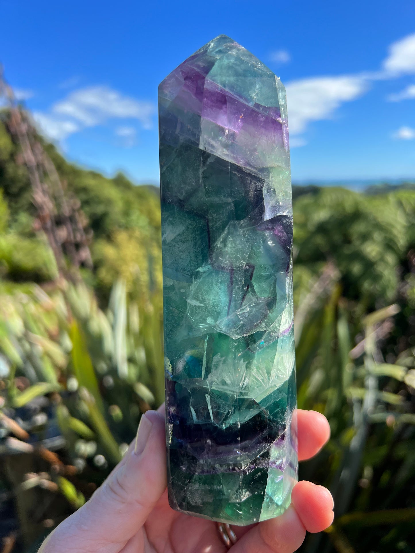 Rainbow Fluorite Tower