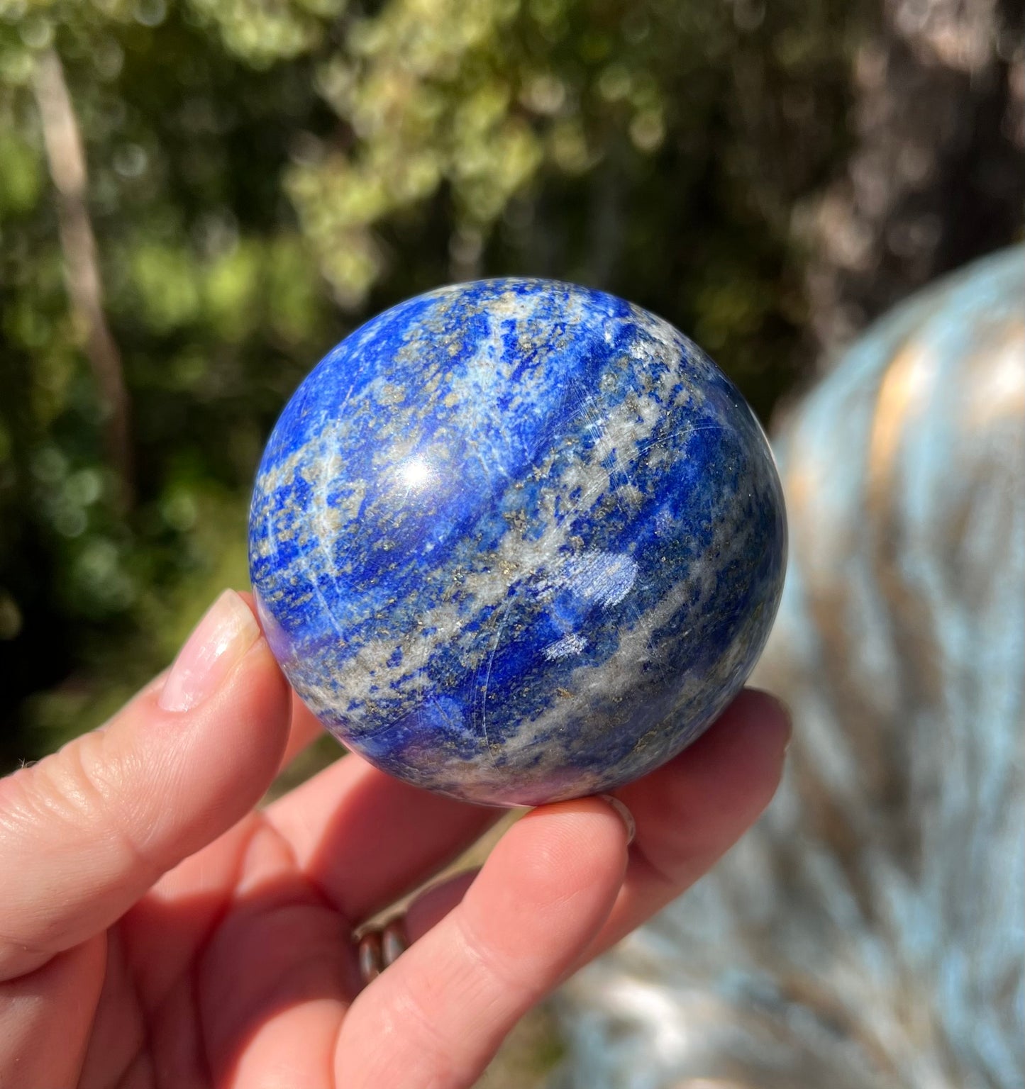 Lapis lazuli Sphere