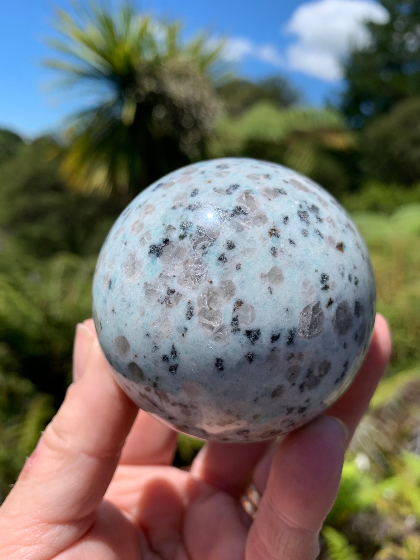 Kiwi Jasper Sphere
