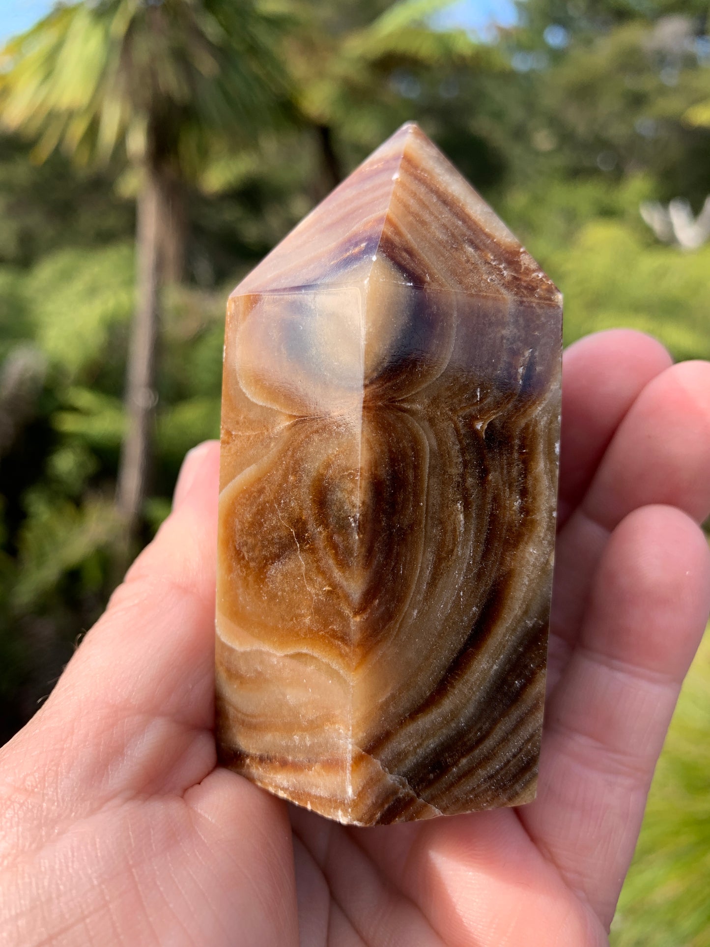 Chocolate Calcite Tower