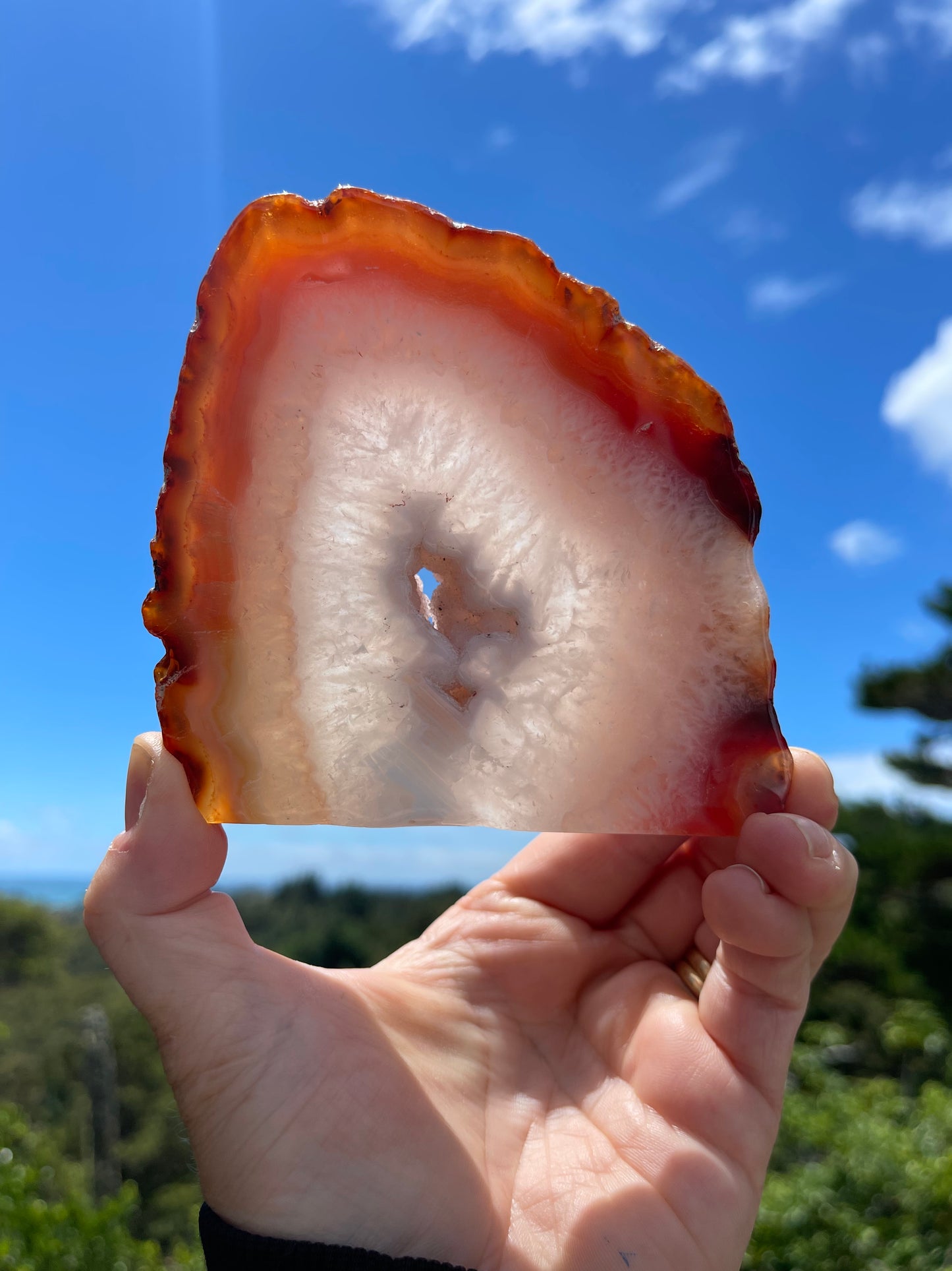 Carnelian Agate Slice