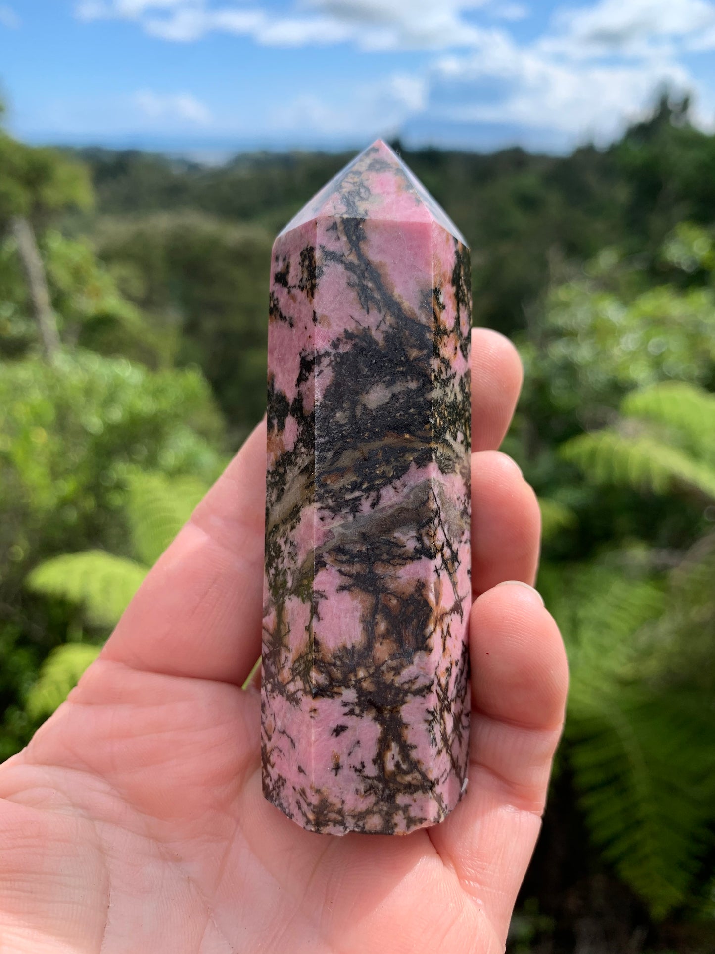 Rhodonite Tower