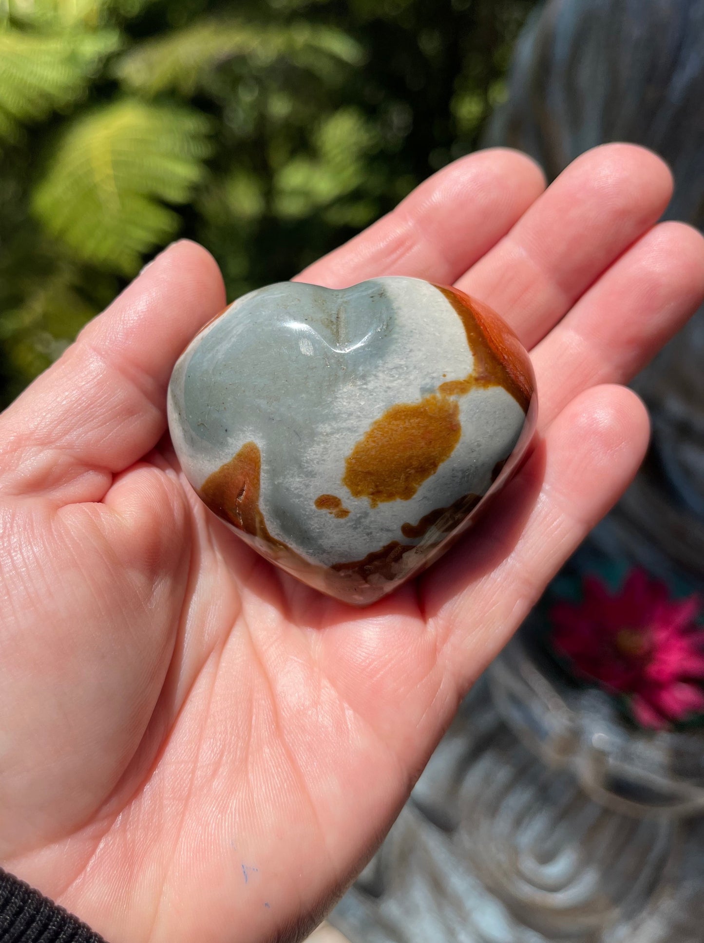 Polychrome Jasper Heart