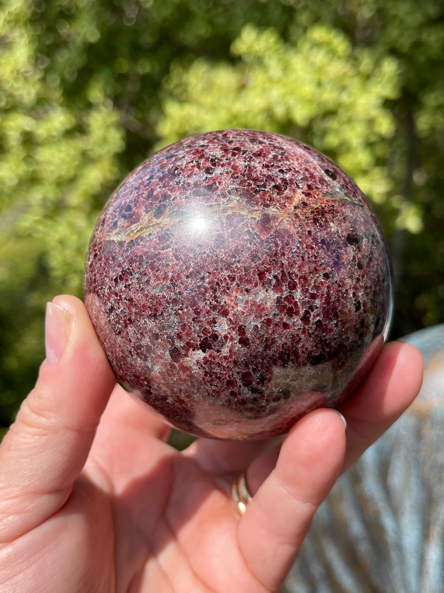 Garnet-Grenatite Sphere