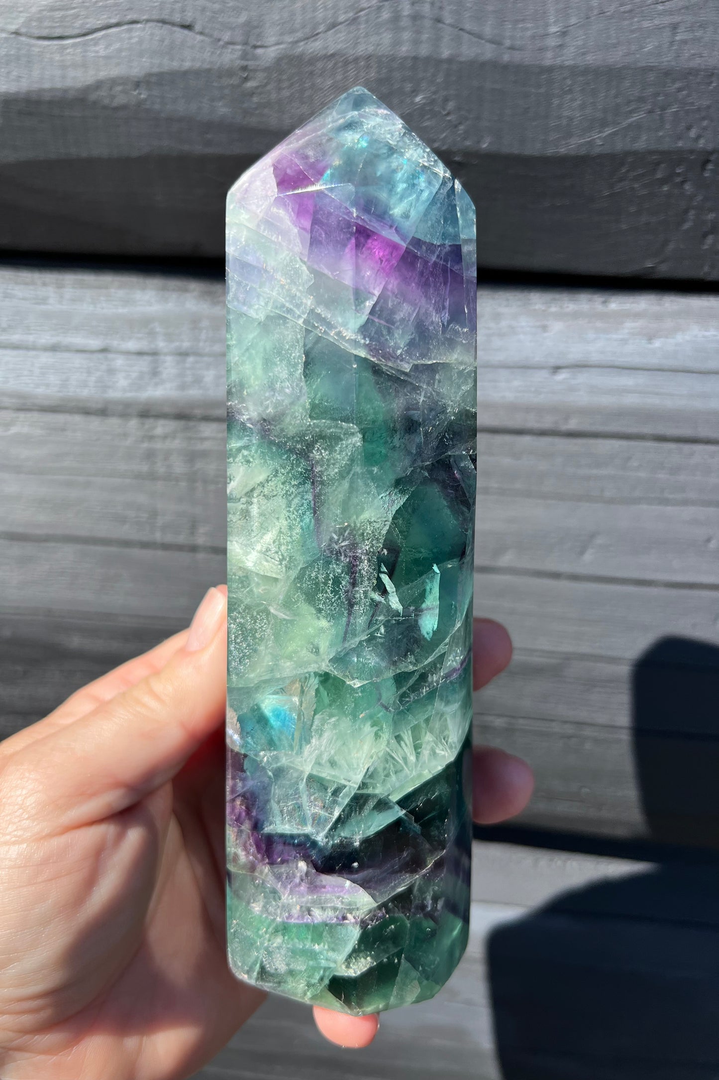 Rainbow Fluorite Tower
