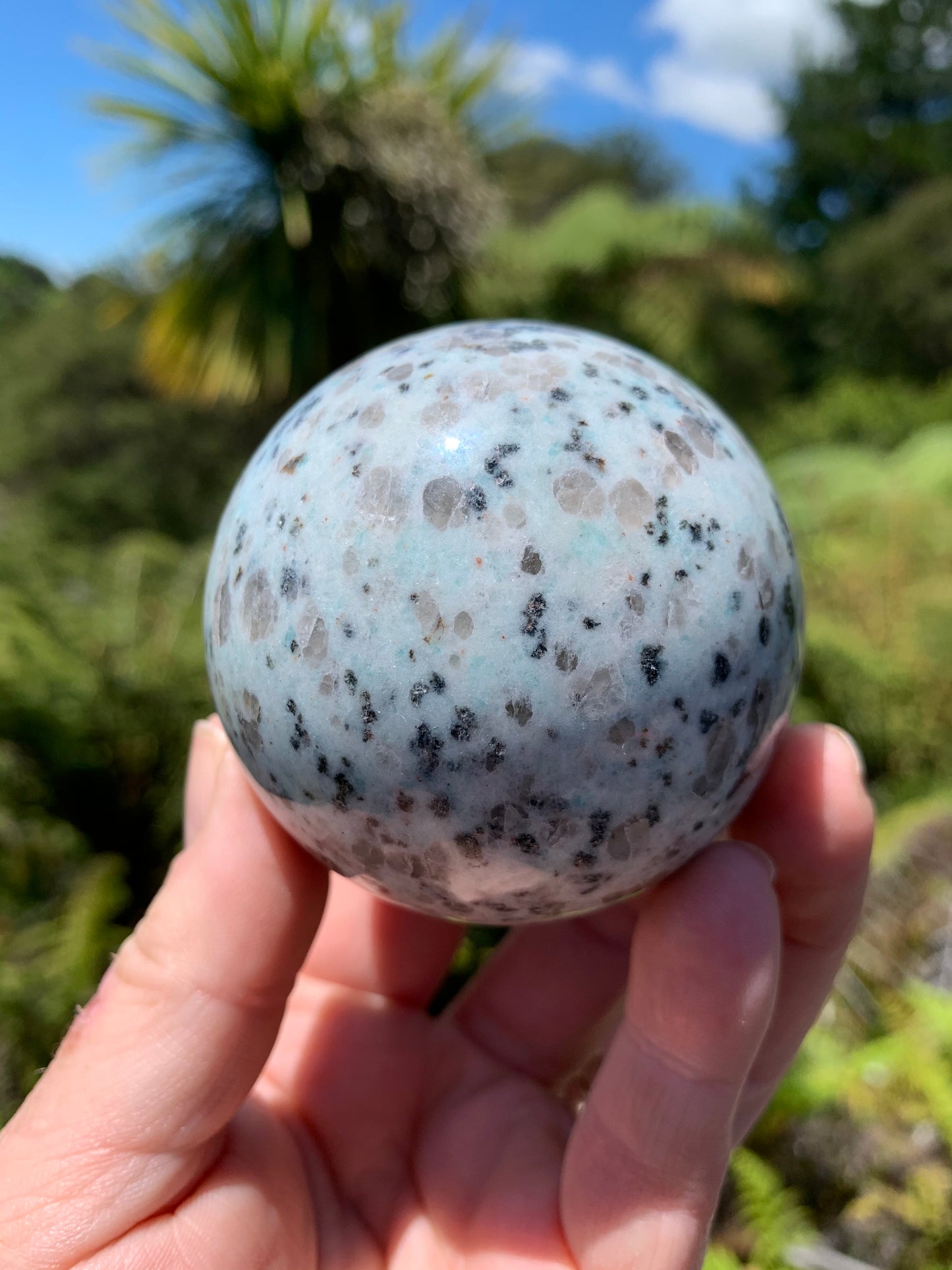Kiwi Jasper Sphere