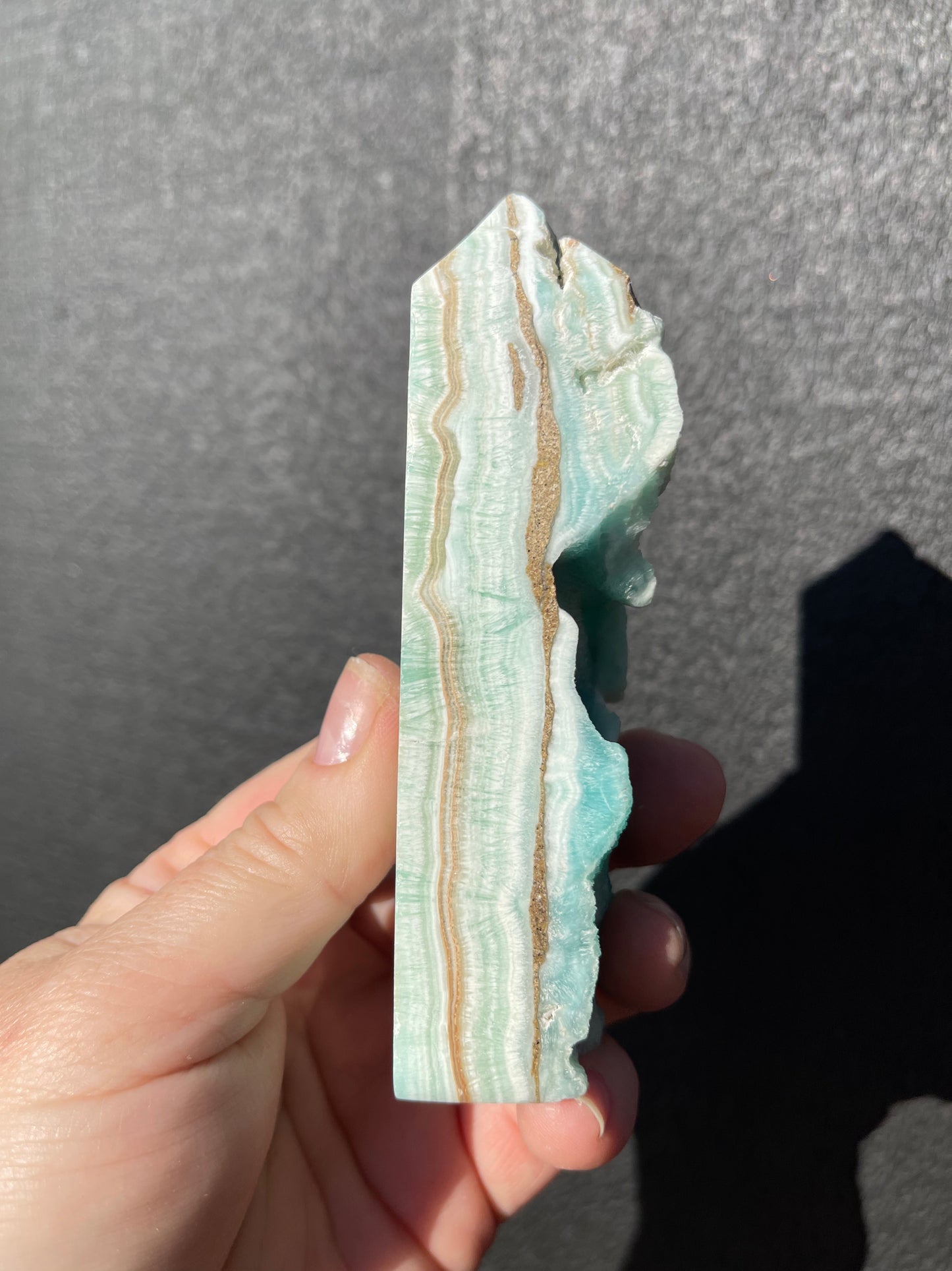 Blue Calcite/Aragonite Tower