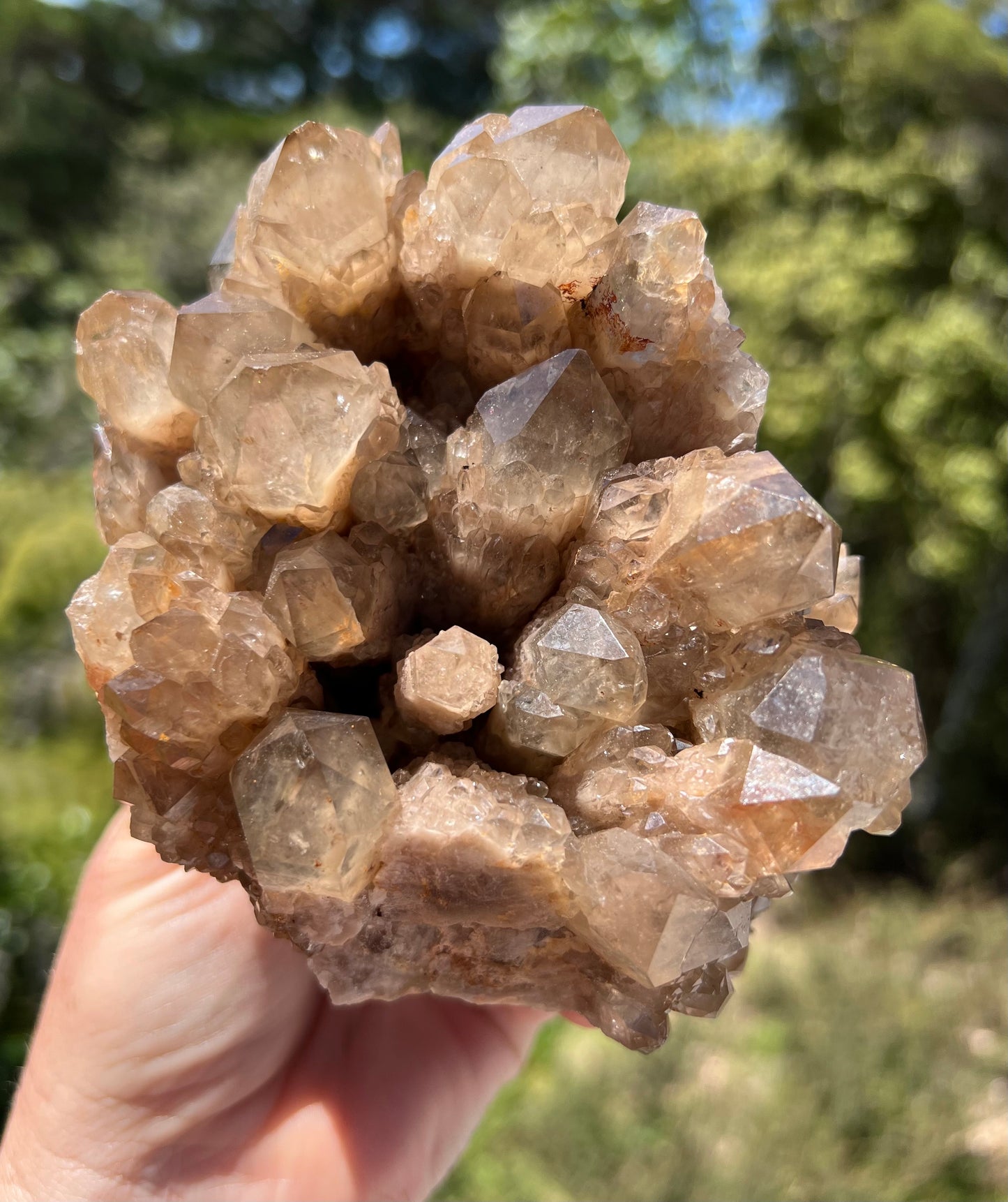 Kundalini Smoky Citrine Cluster