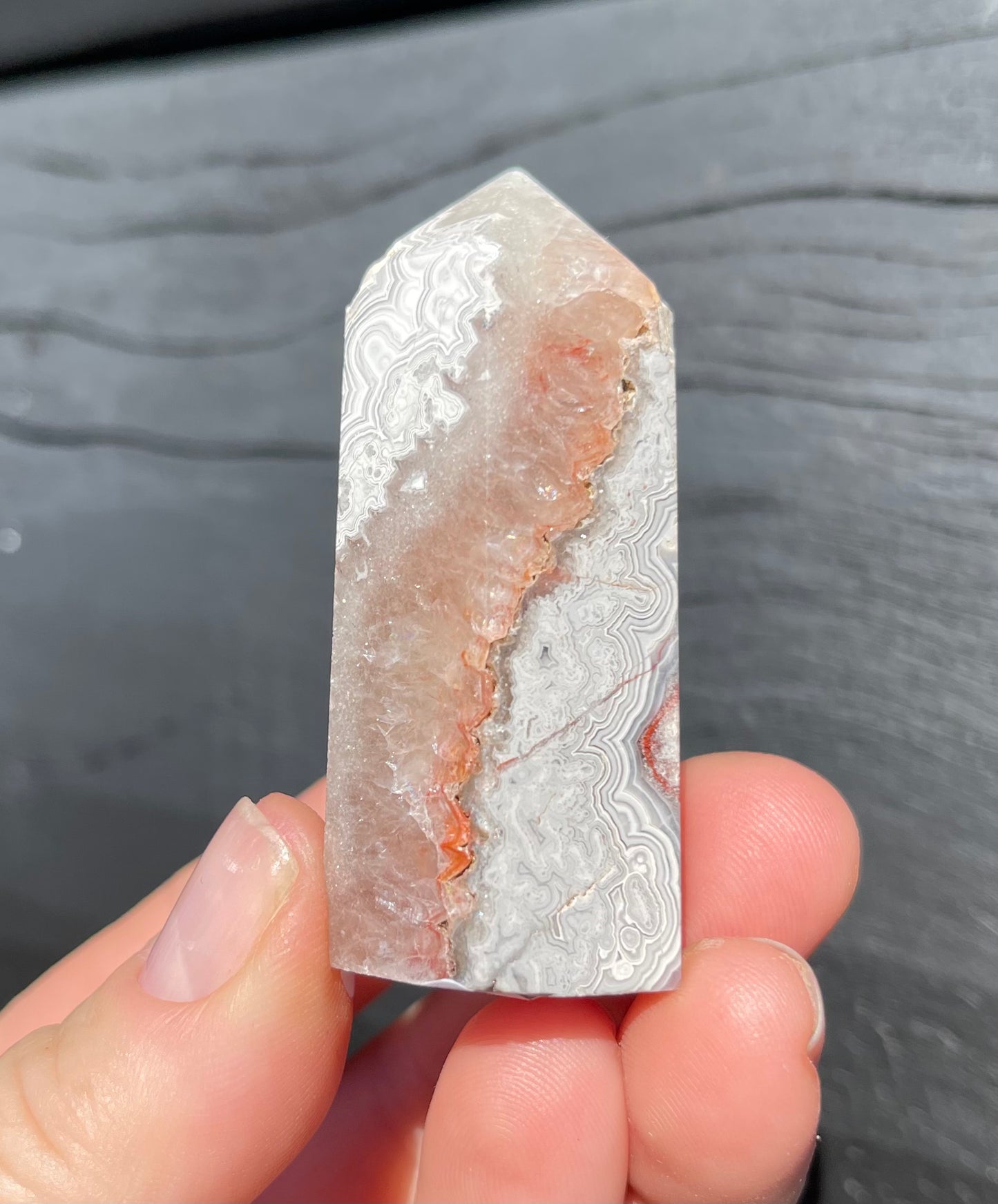 Crazy Lace Agate Tower, Mexican