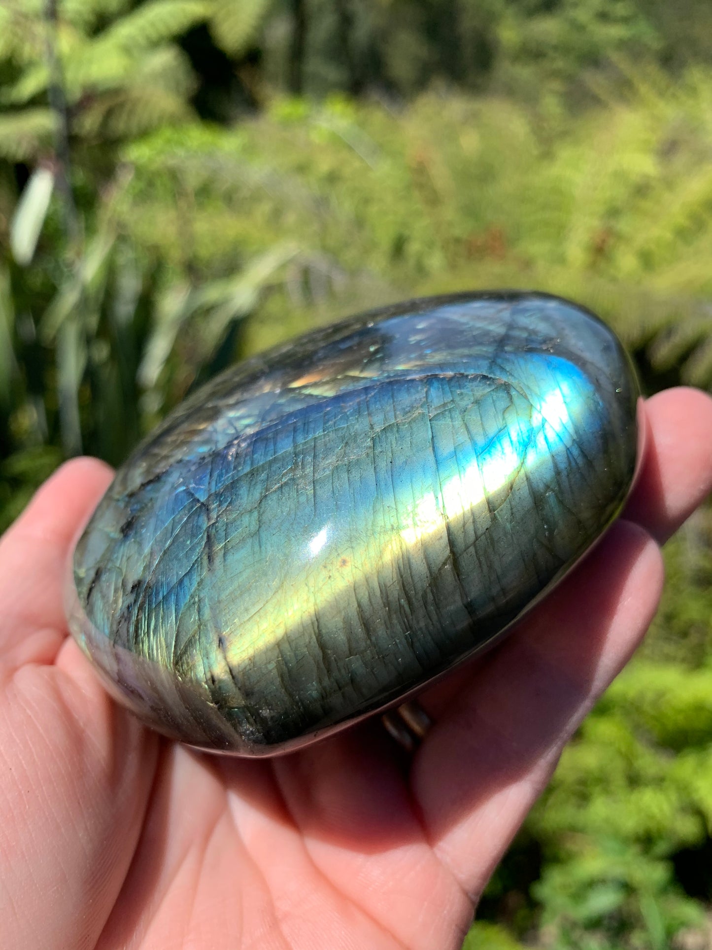 Labradorite Heart