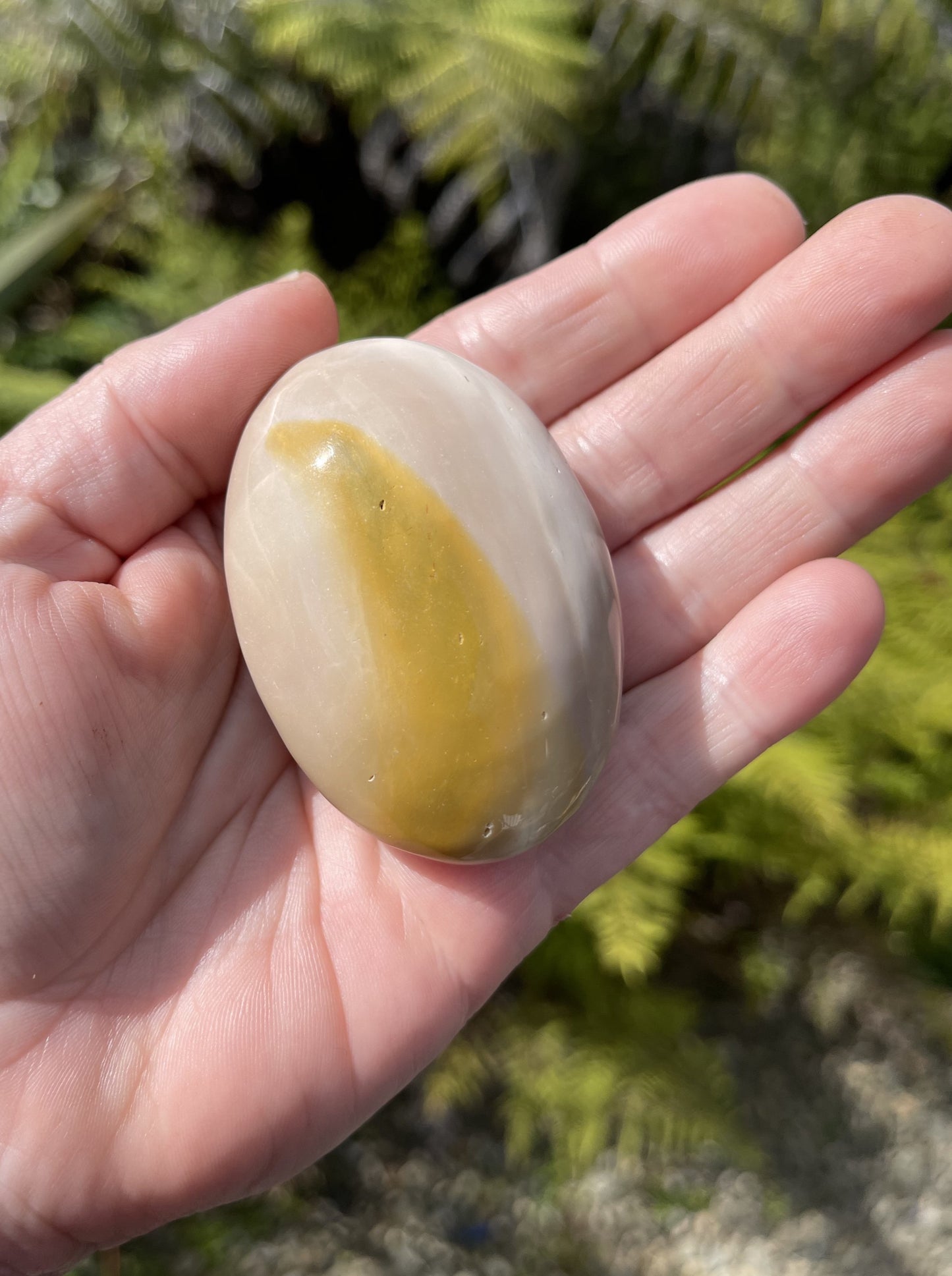 Mookaite Jasper Palm Stone