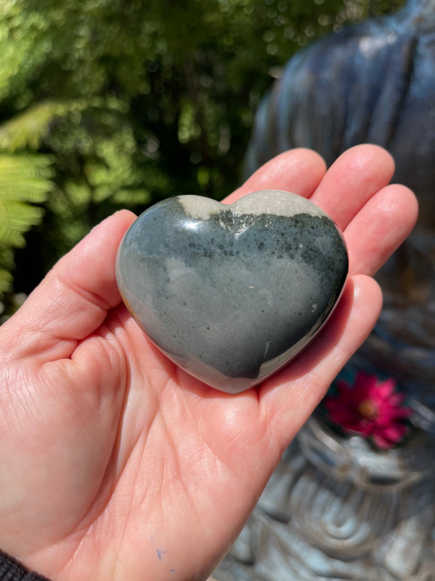Polychrome Jasper Heart