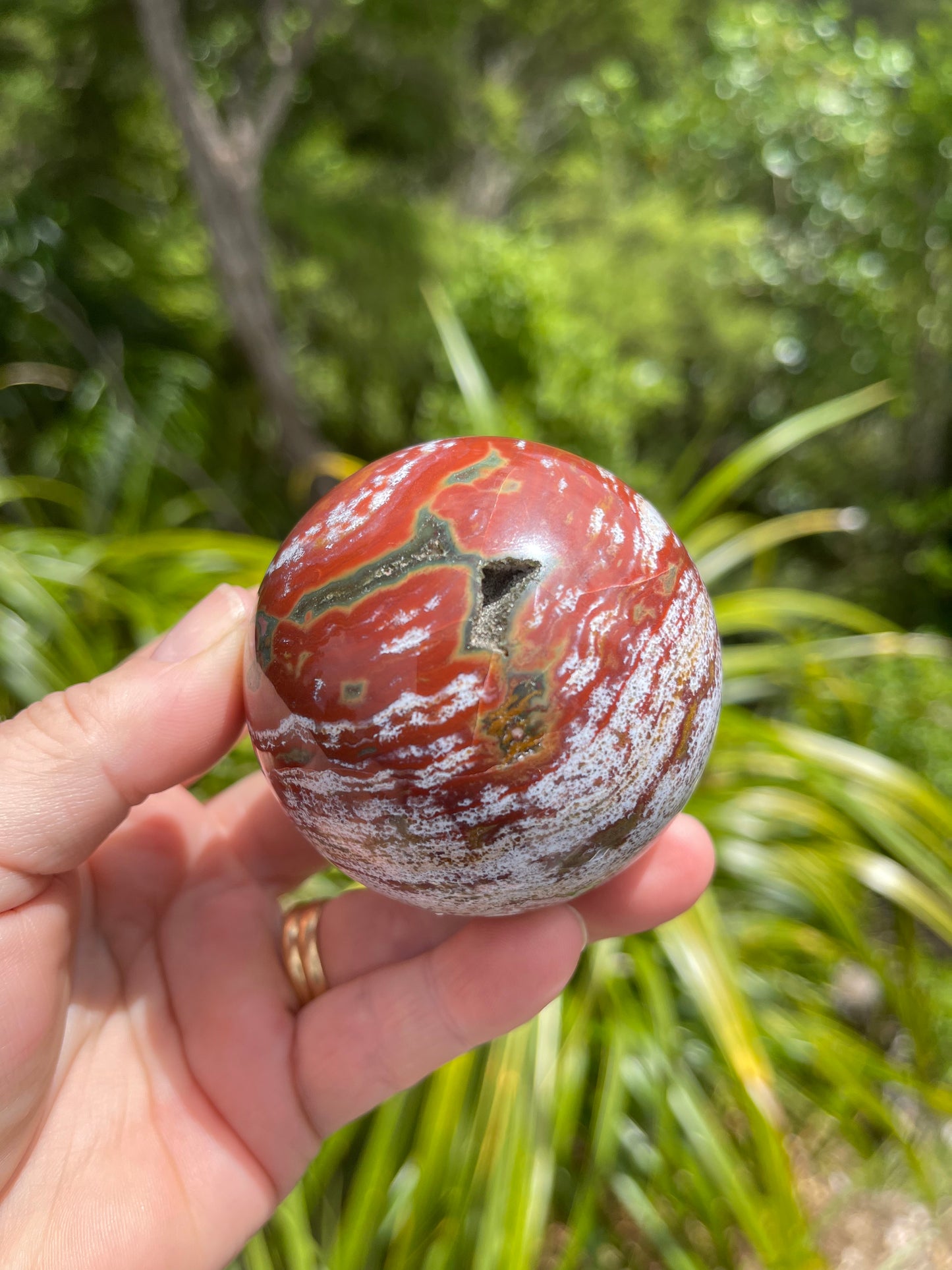 Ocean Jasper Sphere