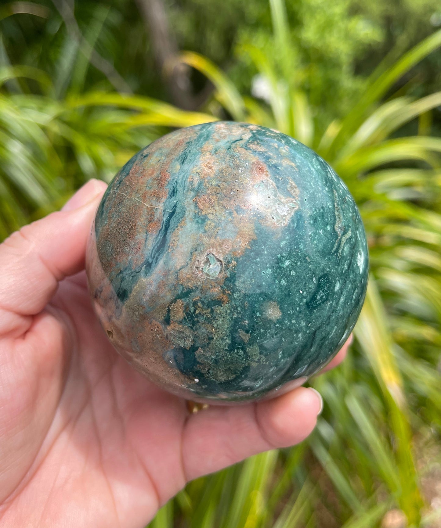 Ocean Jasper Sphere