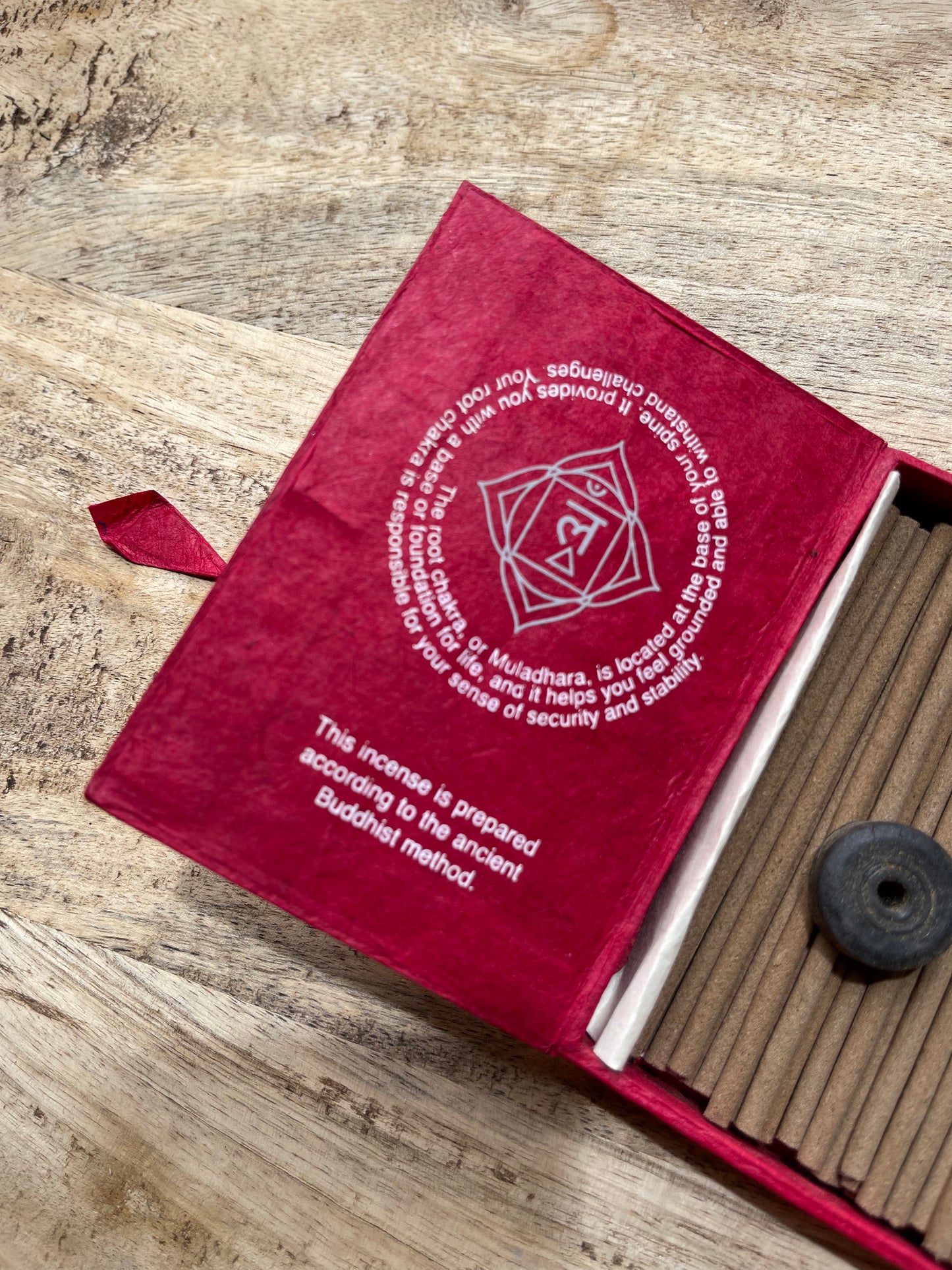 Tibetan Incense Box, Root Chakra