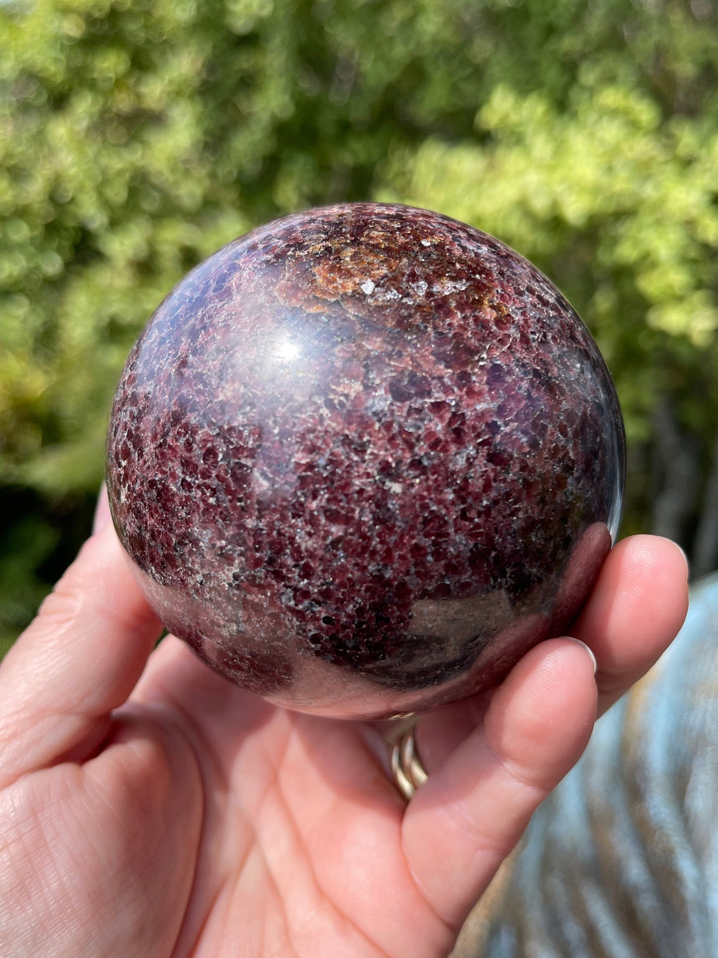 Garnet-Grenatite Sphere
